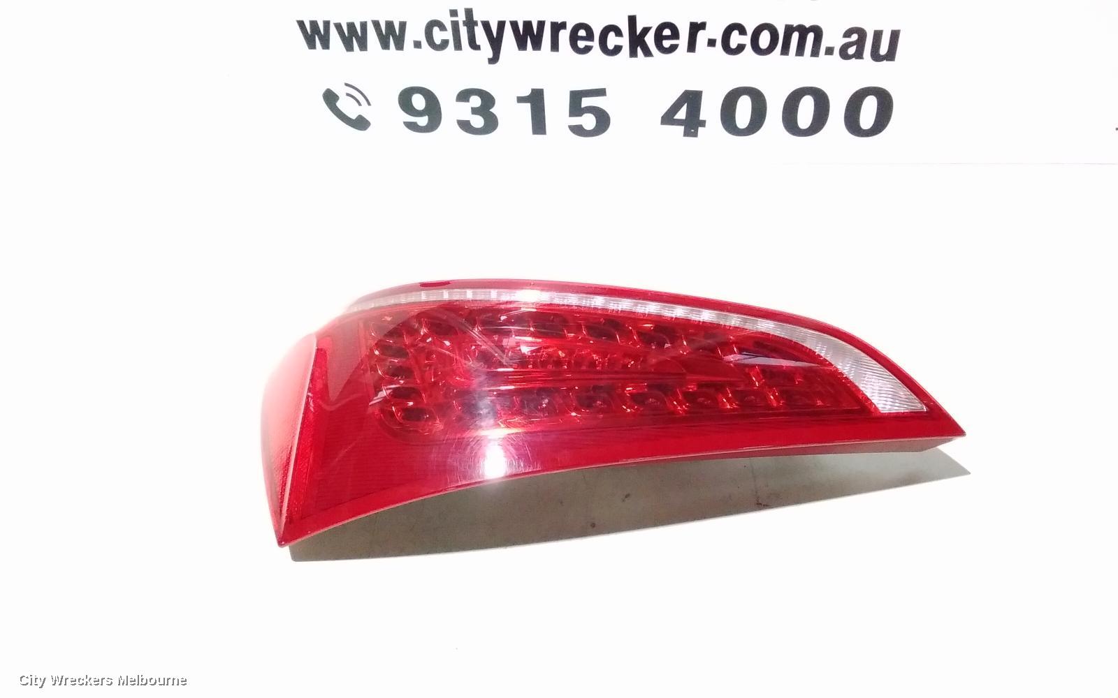 AUDI Q5 LEFT TAILLIGHT, IN TAILGATE, 8R, LED TYPE, 03/2009 - 09/2012