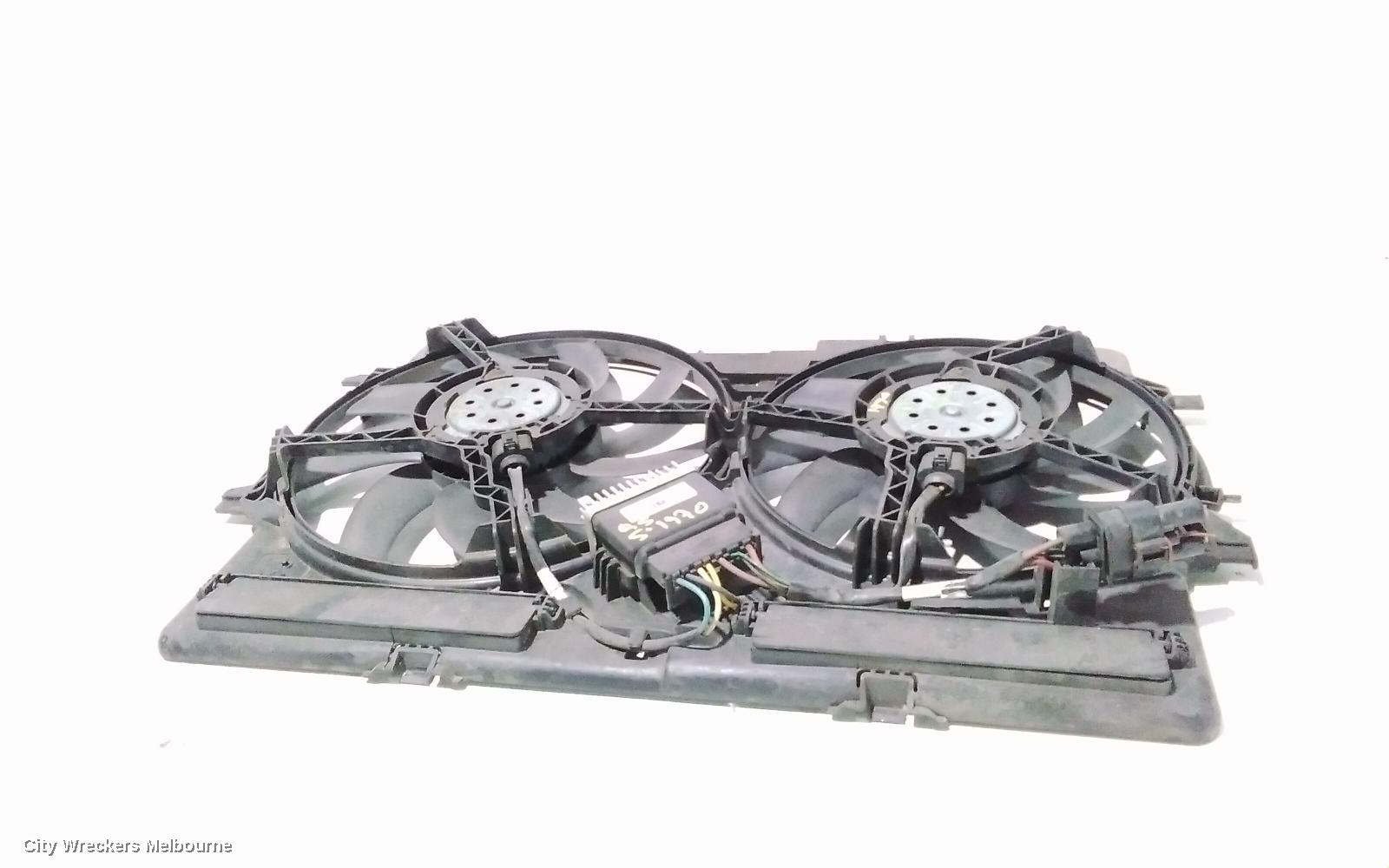 AUDI Q5 FAN, DUAL FAN ASSY, 2.0, PETROL, 400W/200W, 8R, 03/2009 - 01/2017