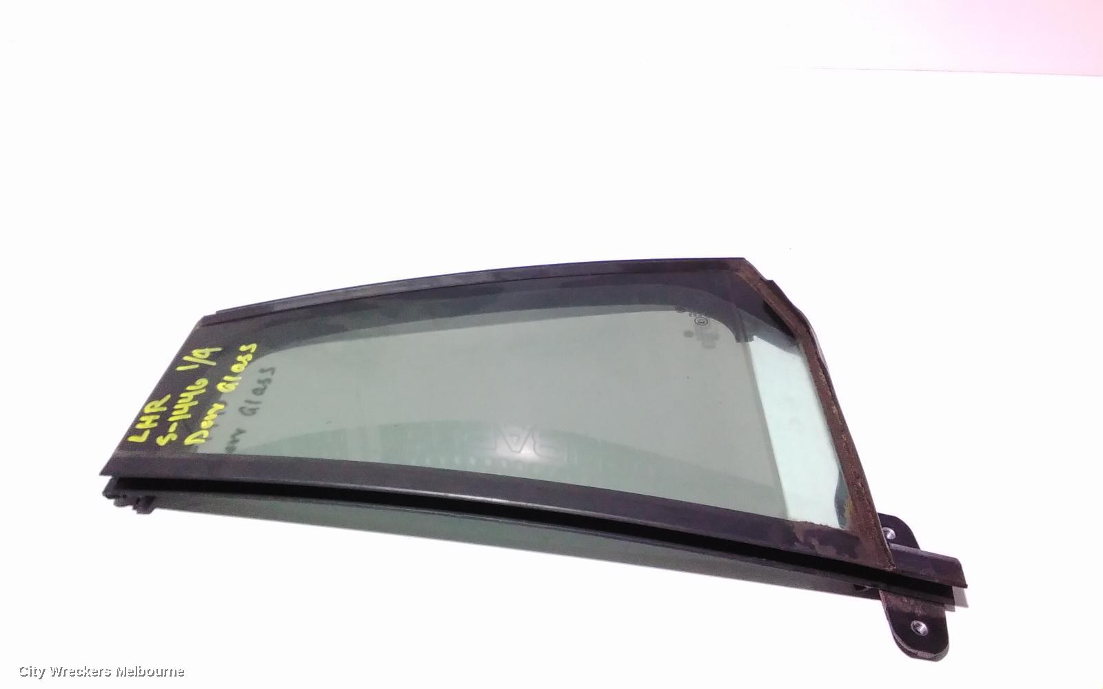 VOLKSWAGEN GOLF LEFT REAR 1/4 DOOR GLASS, GEN 7, WAGON, DARK TINTED, 12/2012 - 08/2020