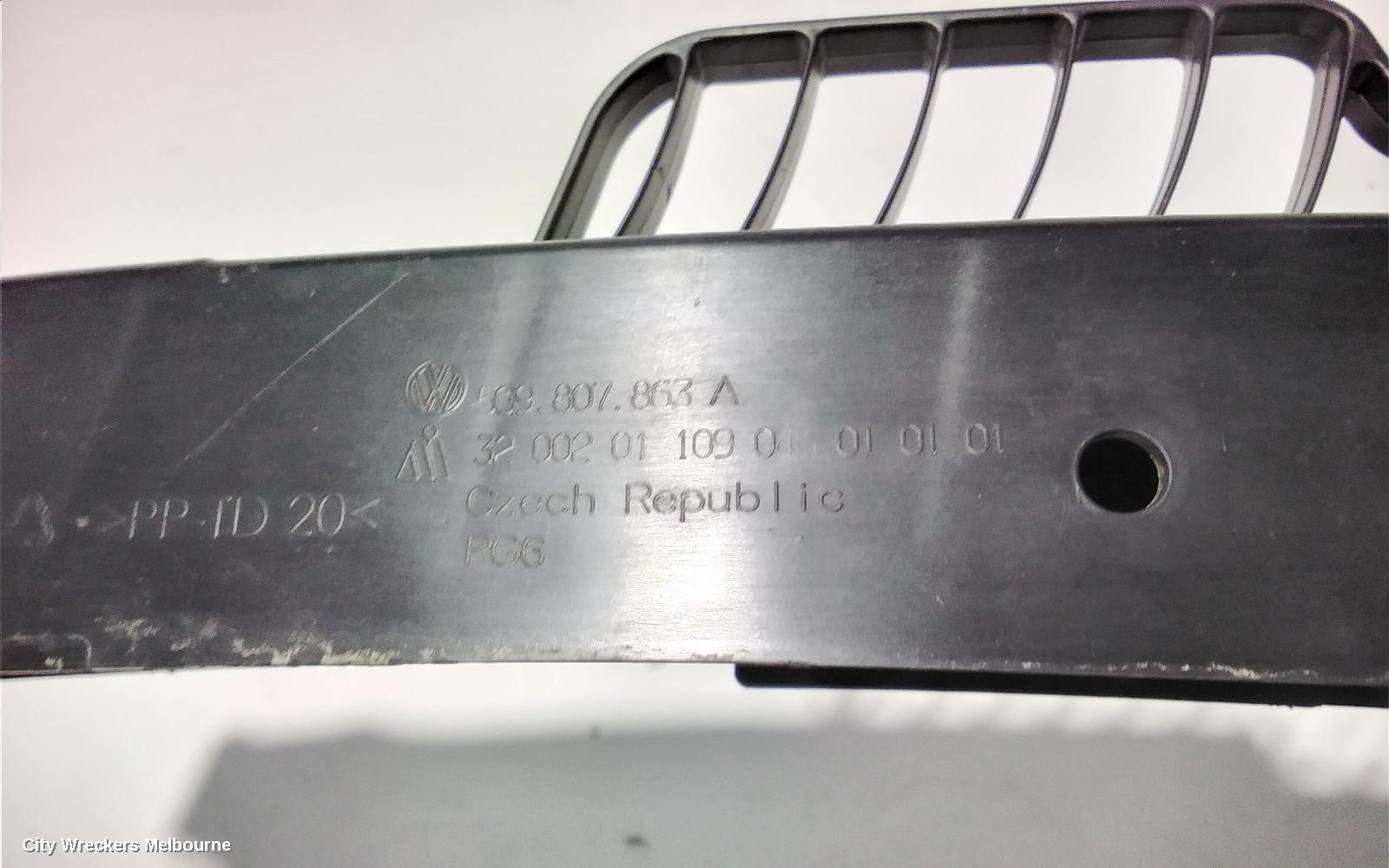VOLKSWAGEN GOLF R/BAR BRACKET/REINFO, MAIN REINFORCEMENT, GEN 7, WAGON ALLTRACK, 05/2015 - 03/2017