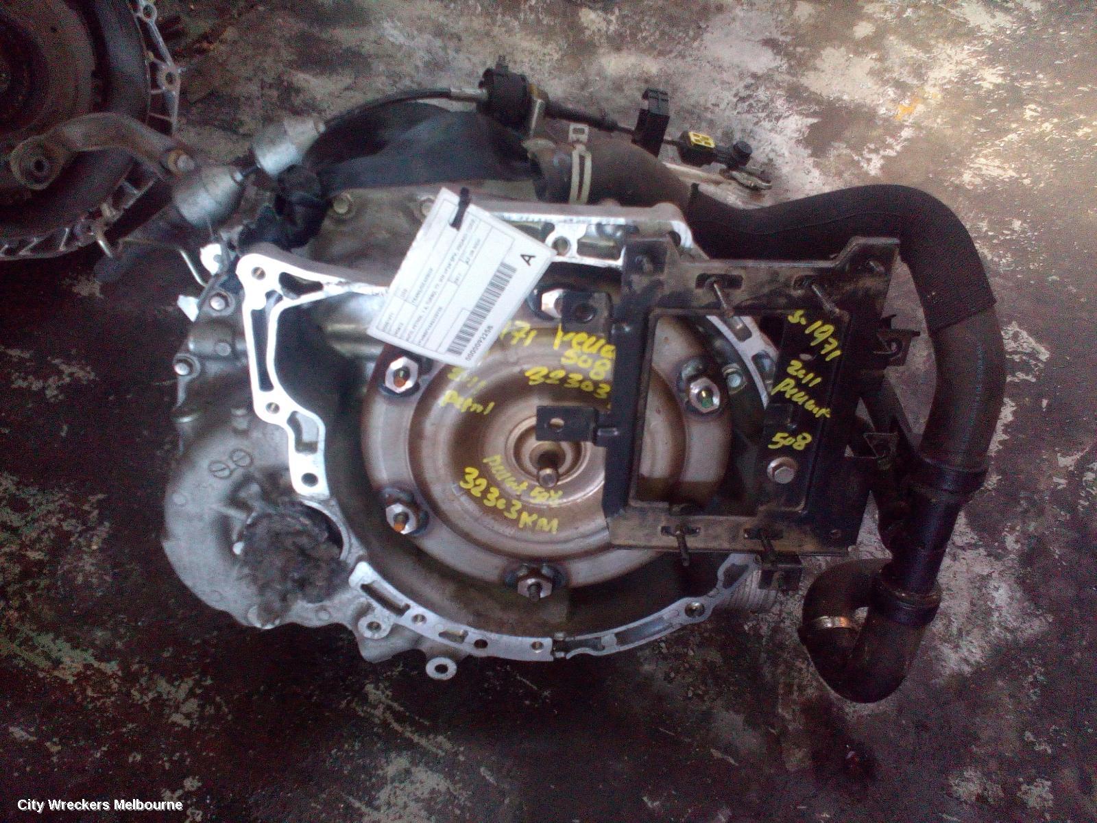 PEUGEOT 308 TRANS/GEARBOX, AUTO, PETROL, 1.6, TURBO, T7, VIN VF34*5FV, 20GA03 CODE, 09/2007 - 01/2014