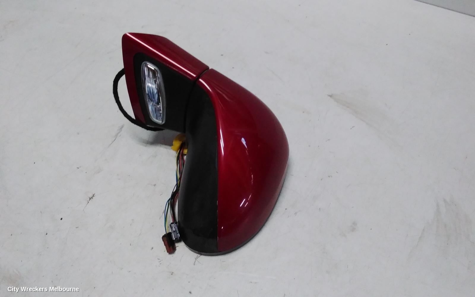 PEUGEOT 308 LEFT DOOR MIRROR, T7, CABRIO, POWER FOLDING, 07/2009 - 09/2014