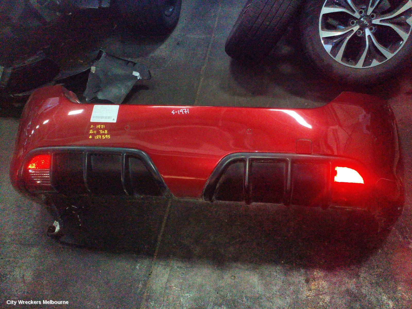 PEUGEOT 308 REAR BUMPER, T7, CABRIO, W/ PARK SENSOR TYPE, 07/2009 - 01/2014