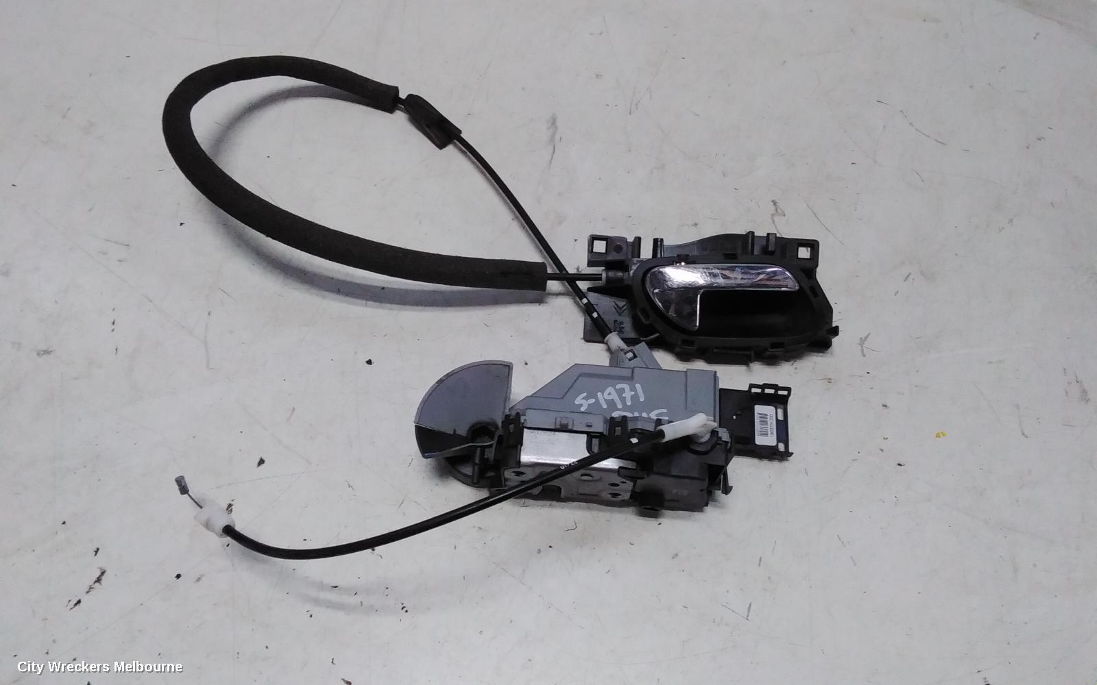 PEUGEOT 308 DOOR/BOOT/GATE LOCK, RIGHT FRONT DOOR LOCK, T7, CABRIO, 07/2009 - 09/2014