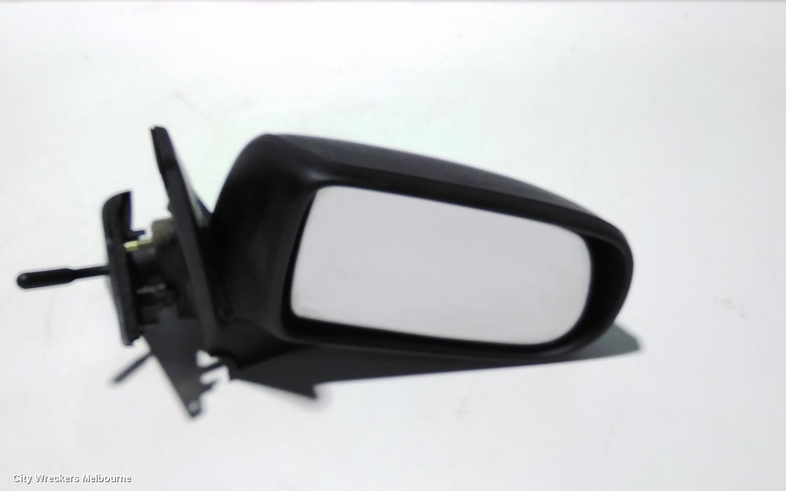 MAZDA 323 RIGHT DOOR MIRROR, BJ, MAN, SEDAN/HATCH, 09/1998 - 12/2003