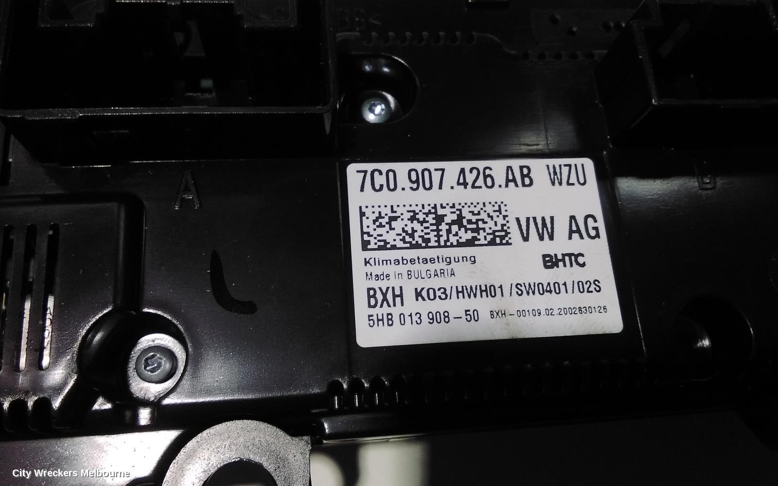 VOLKSWAGEN CRAFTER HEATER/AC CONTROLS, SY1, 08/2017 ONWARDS