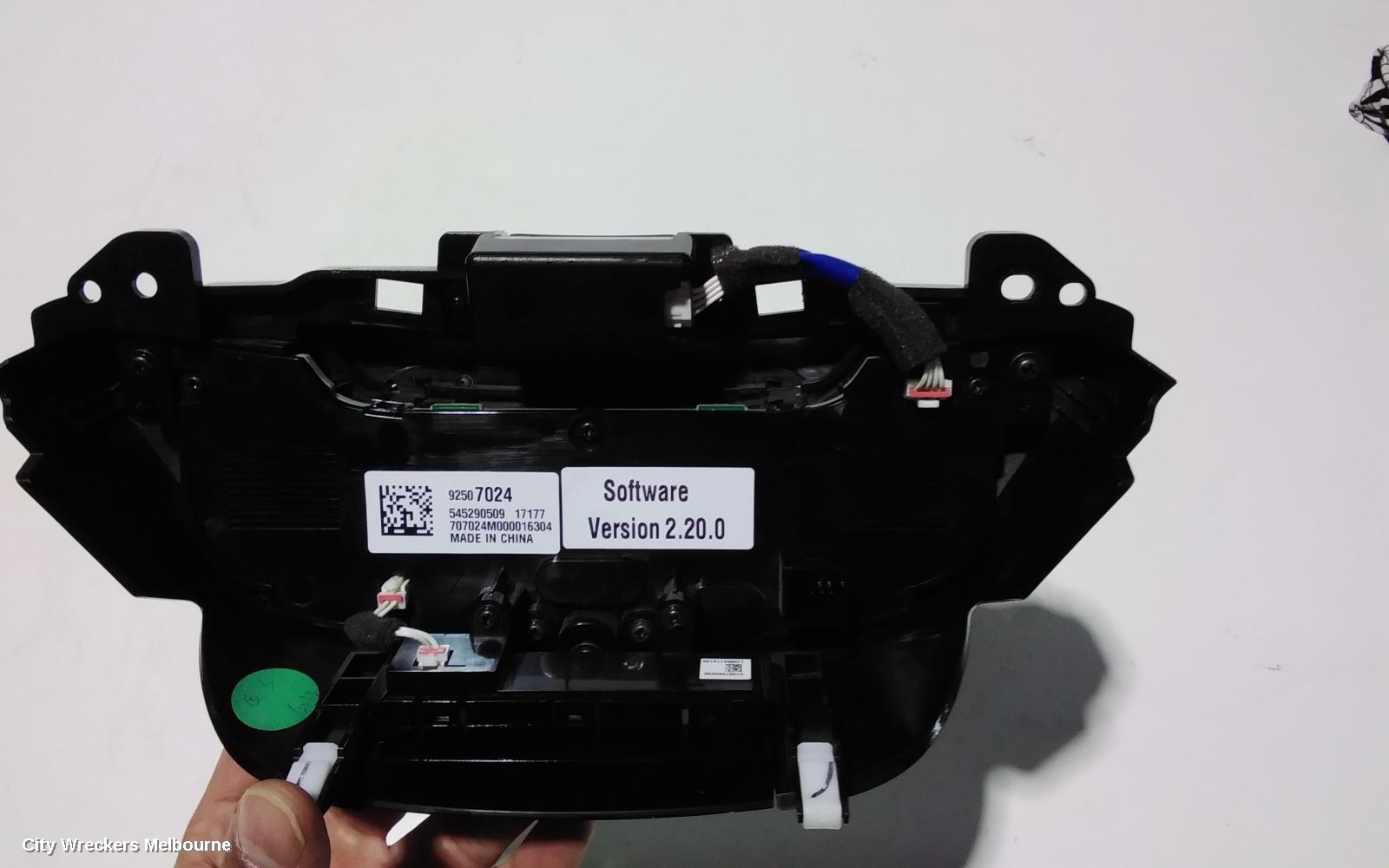 HOLDEN COMMODORE HEATER/AC CONTROLS, VF, 05/2013 - 12/2017
