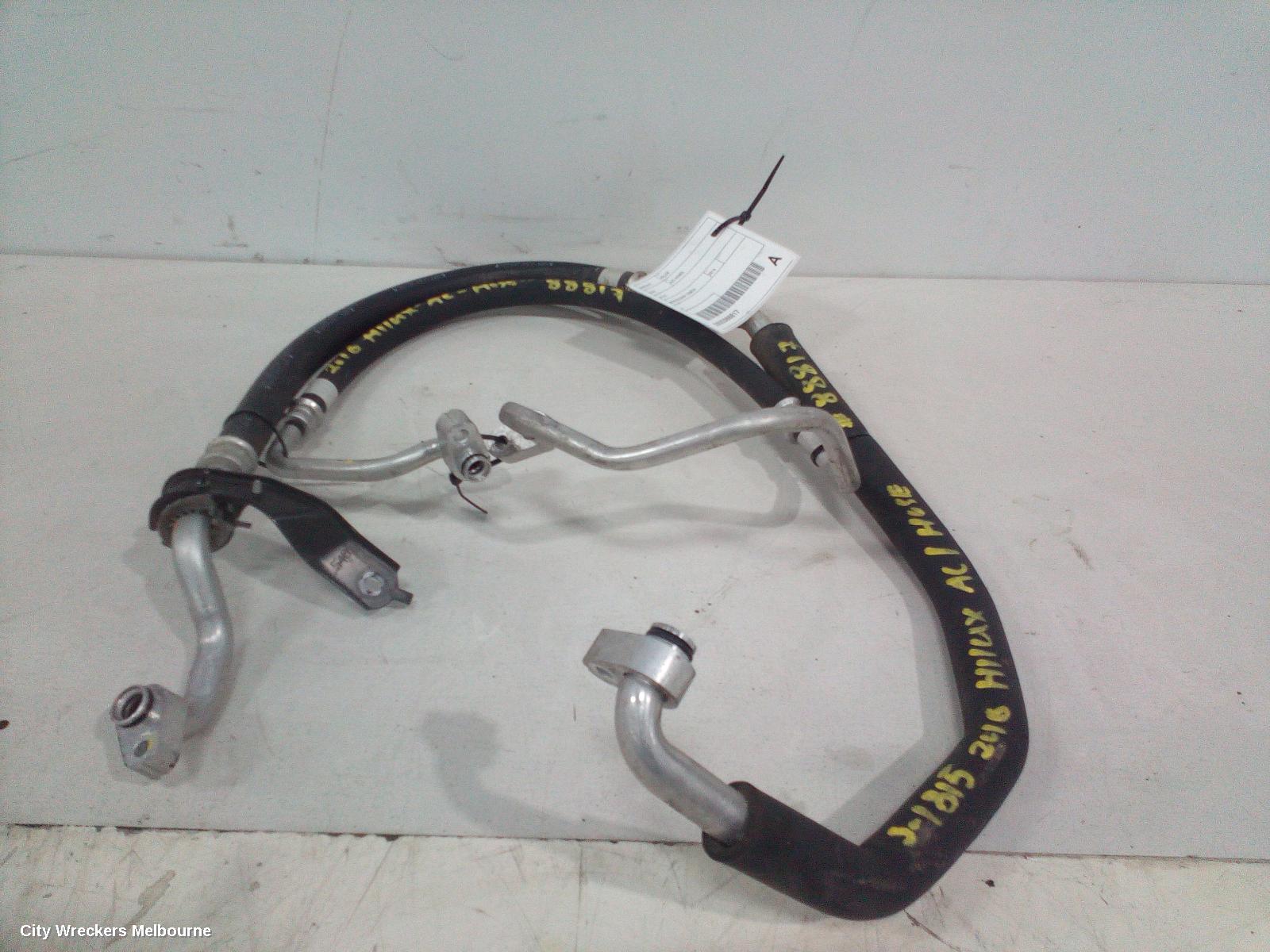 TOYOTA HILUX A/C HOSES, PETROL, 2.7, 2TR-FE, COMPRESSOR TO CONDENSER, 09/2015 ONWARDS