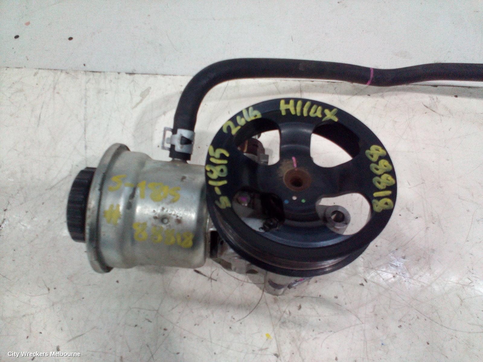 TOYOTA HILUX STEERING PUMP, PETROL, 2.7, 2TR-FE, 03/2005 ONWARDS