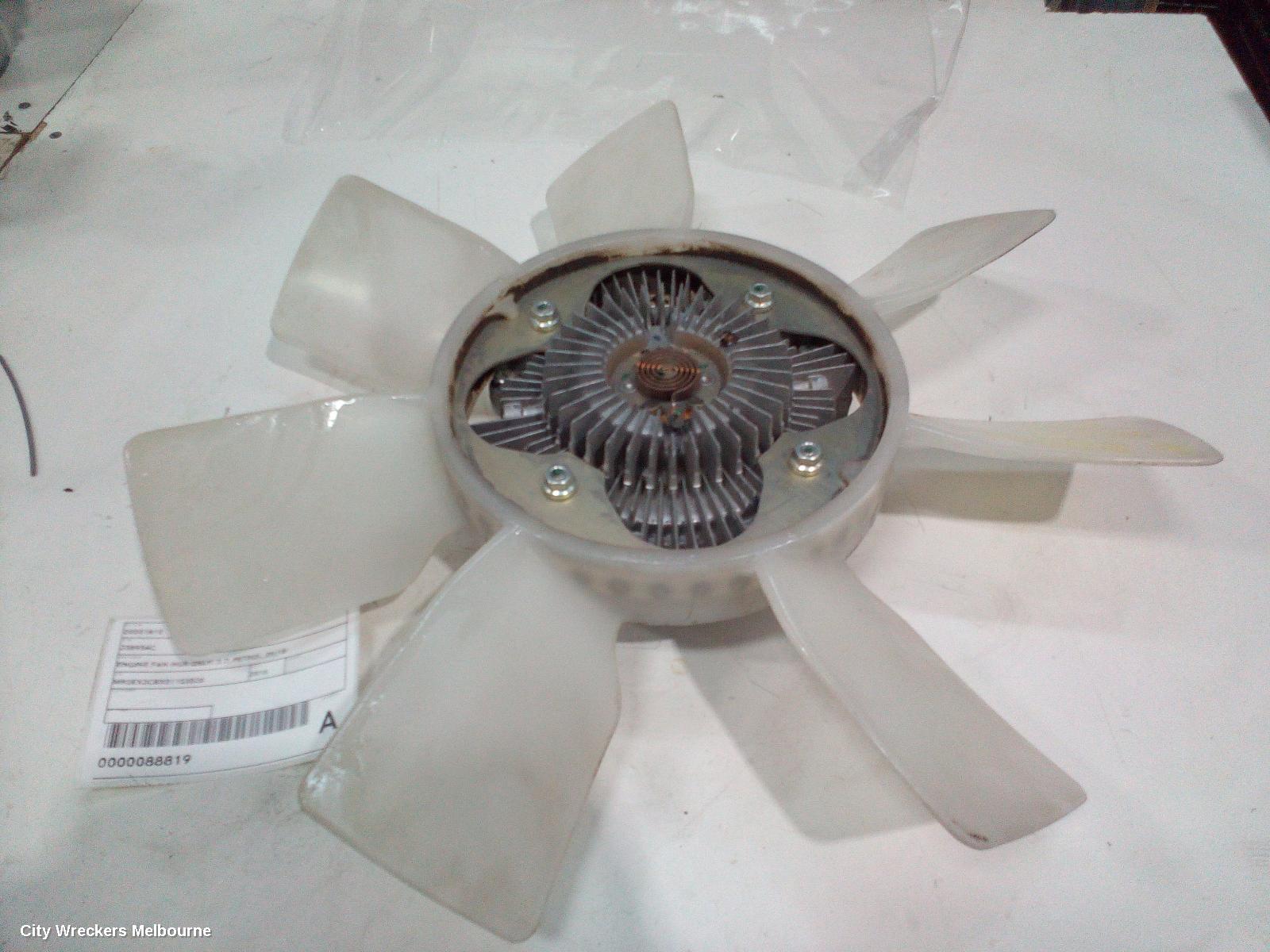 TOYOTA HILUX FAN, ENGINE FAN-HUB ONLY, 2.7, PETROL, 09/2015 ONWARDS