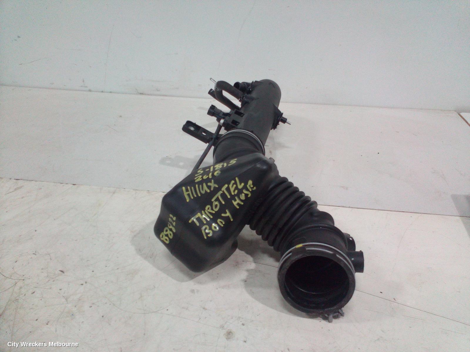TOYOTA HILUX, 06/2015 - 09/2025, THROTTEL BODY HOSE WITH SENSOR: 88822