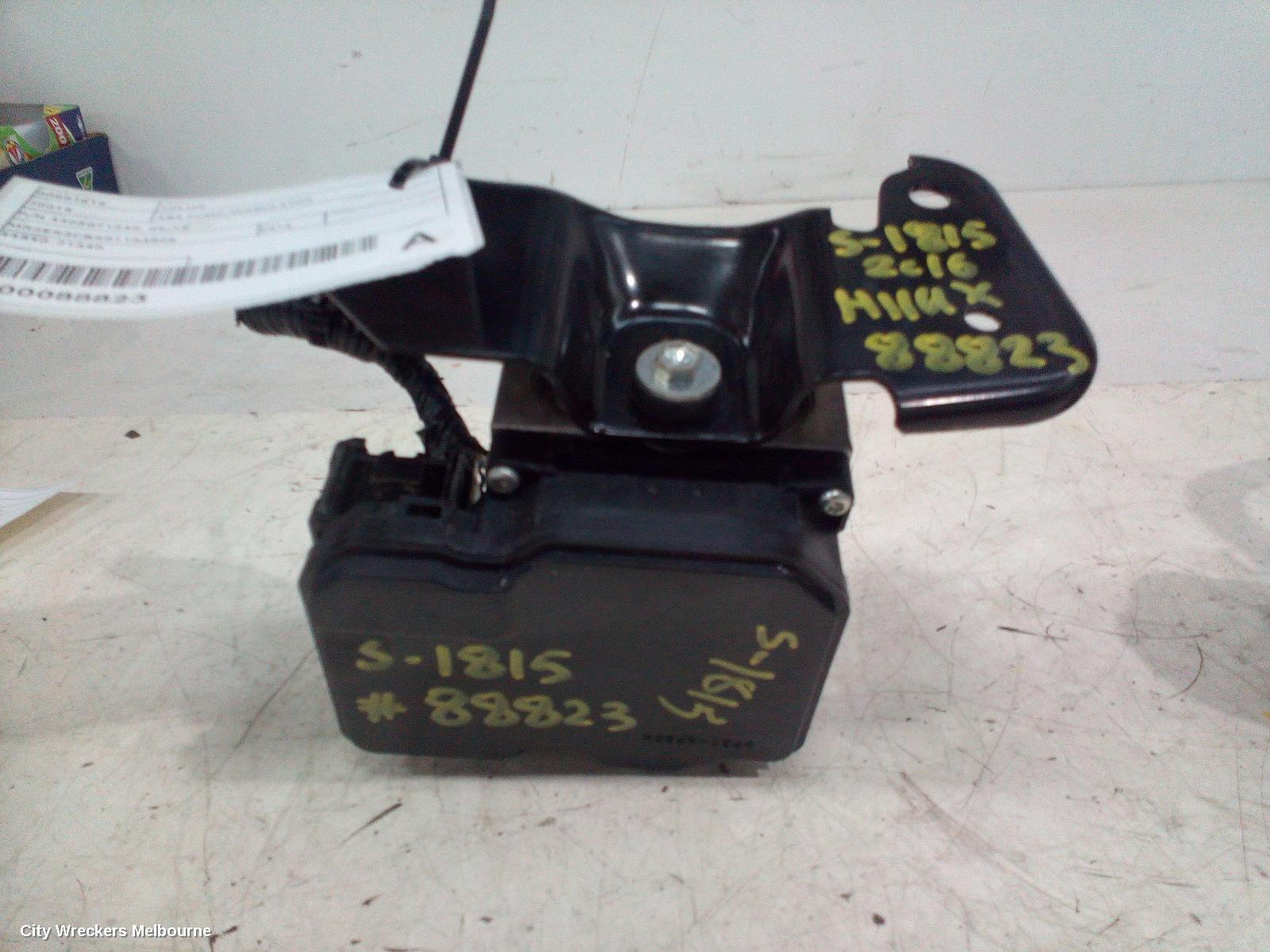 TOYOTA HILUX ABS PUMP/MODULATOR, P/N 4405071340, 09/2015 ONWARDS
