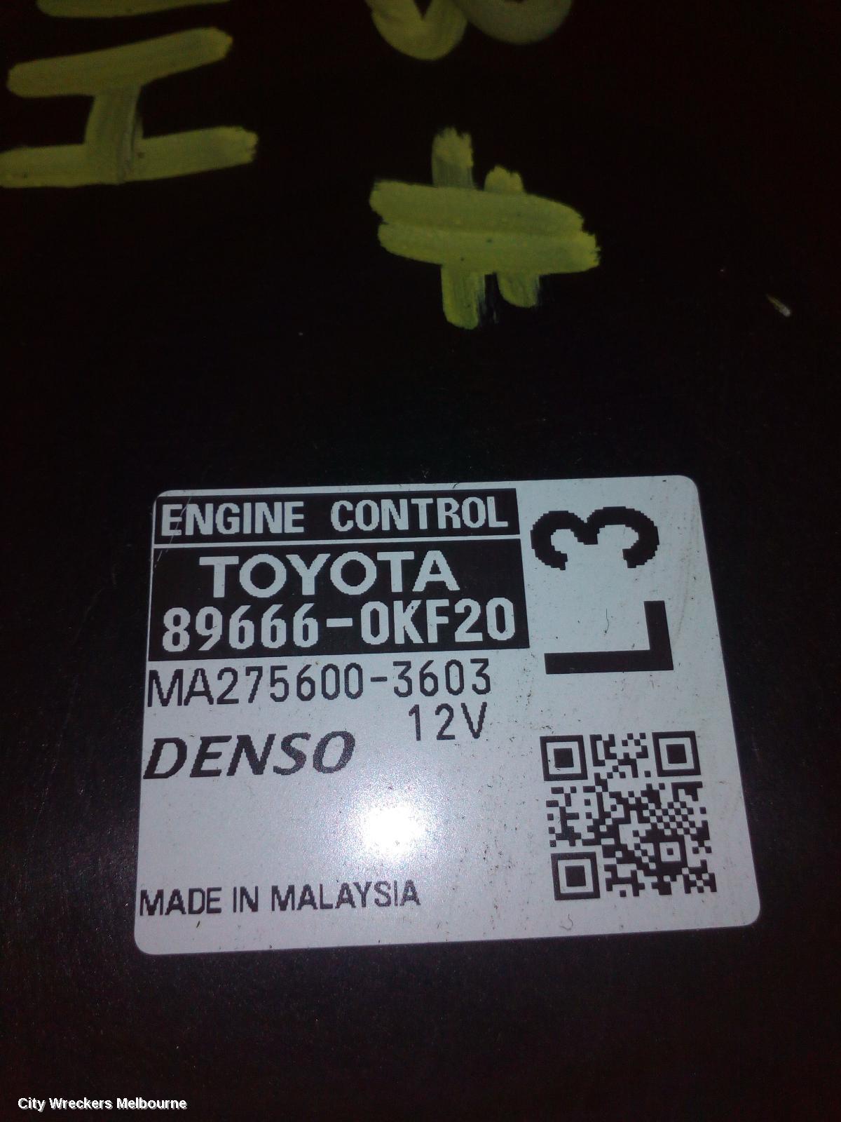 TOYOTA HILUX ECU, ENGINE ECU, 2.7, 2TR-FE, PETROL, AUTO T/M, ECU ONLY, 09/2015 ONWARDS