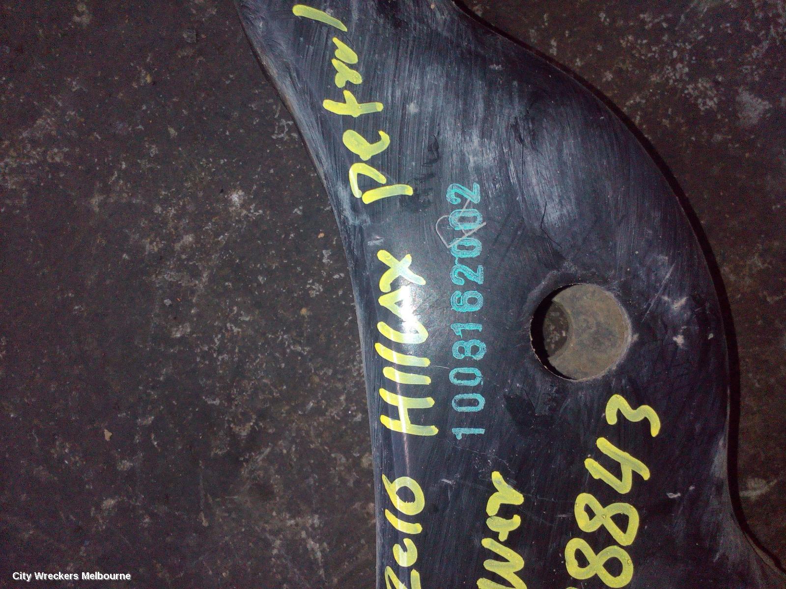 TOYOTA HILUX RIGHT FRONT LOWER CONTROL ARM, 2WD LOW RIDE, 03/2005 ONWARDS