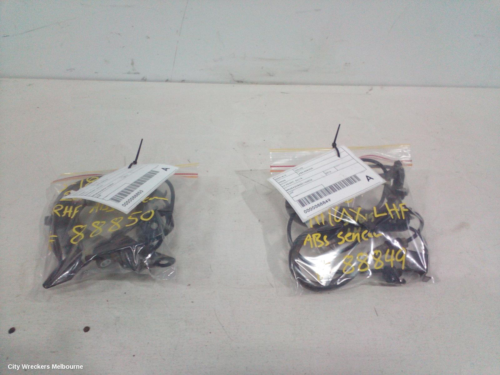 TOYOTA HILUX ABS SENSOR, RH FRONT, 2WD, 09/2015 ONWARDS