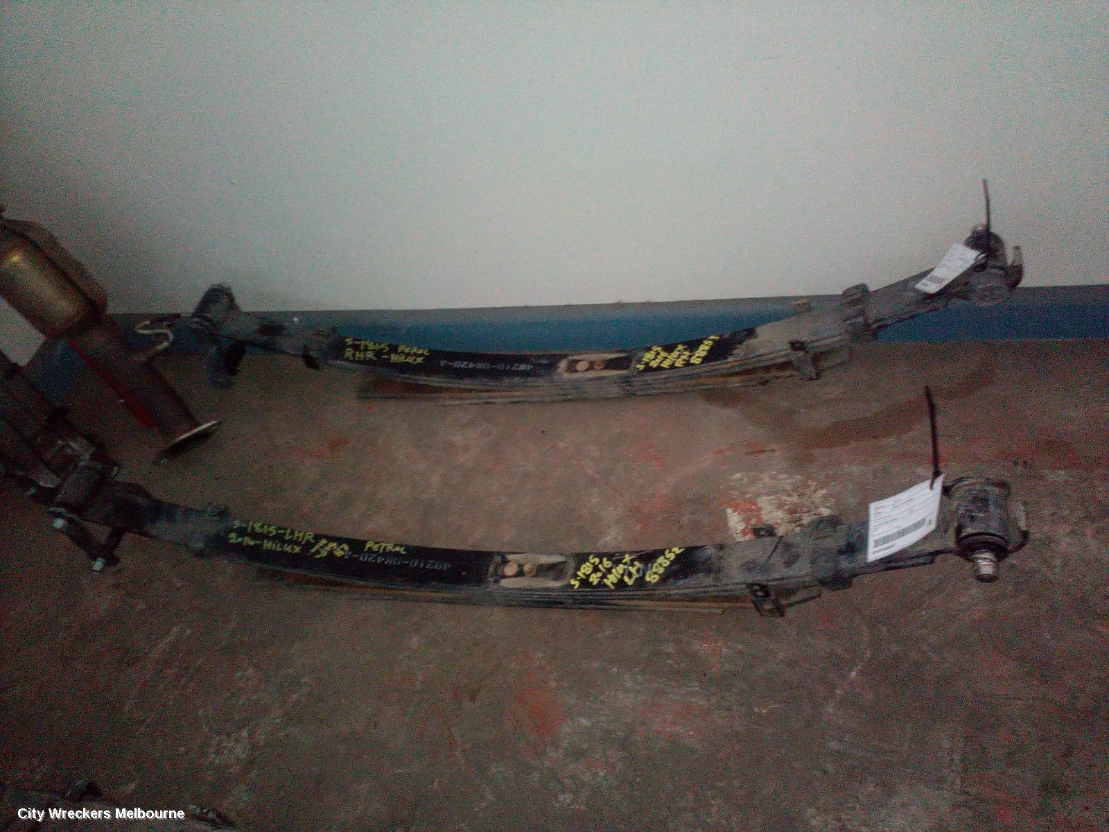 TOYOTA HILUX REAR LEAF SPRING, LH SIDE, 2WD, LOW RIDE, 09/2015 ONWARDS
