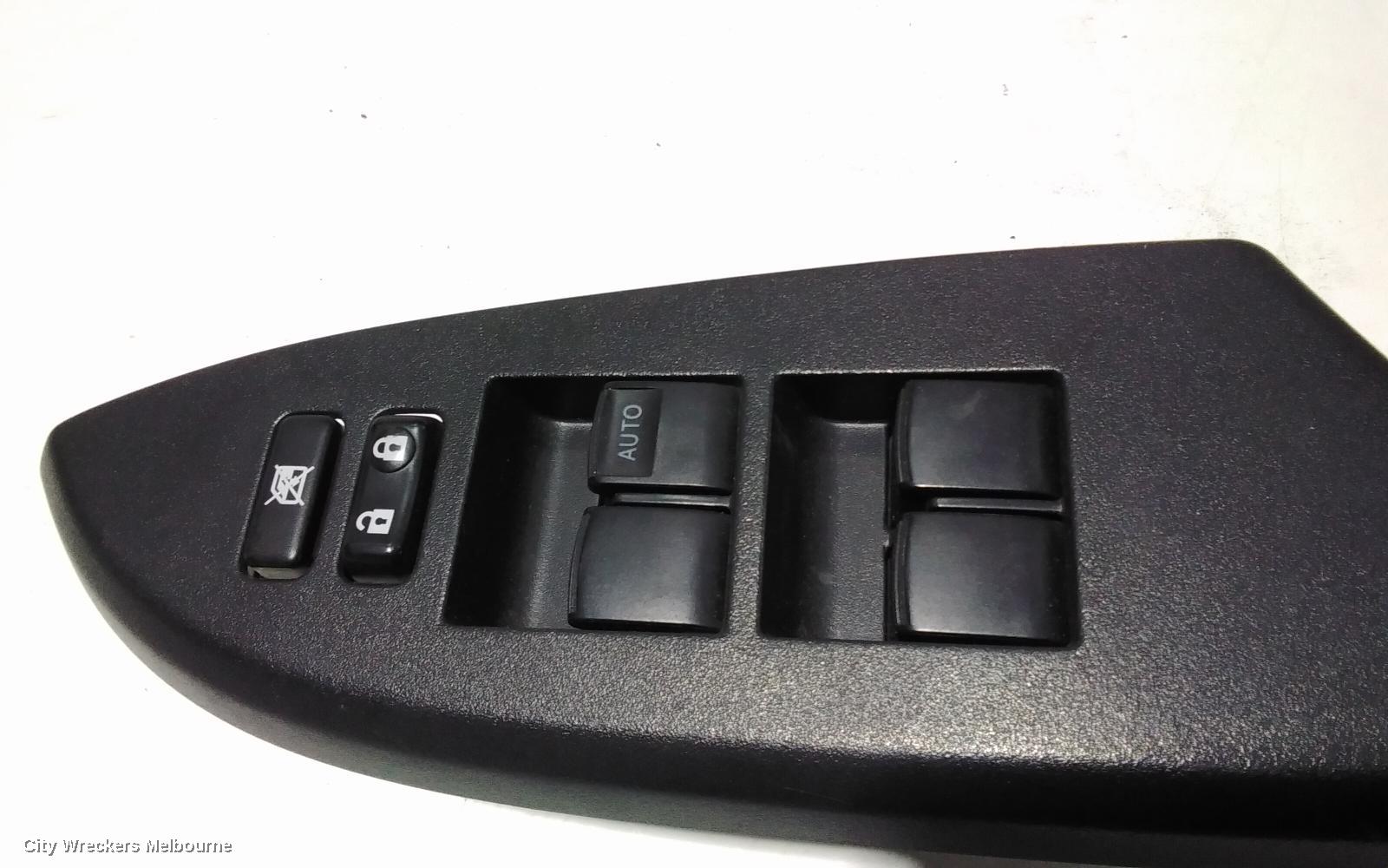 TOYOTA COROLLA PWR DR WIND SWITCH, RH FRONT (MASTER SWITCH), ZRE152/20153R, FRONT DOOR ONLY, 03/2007 - 10/2013