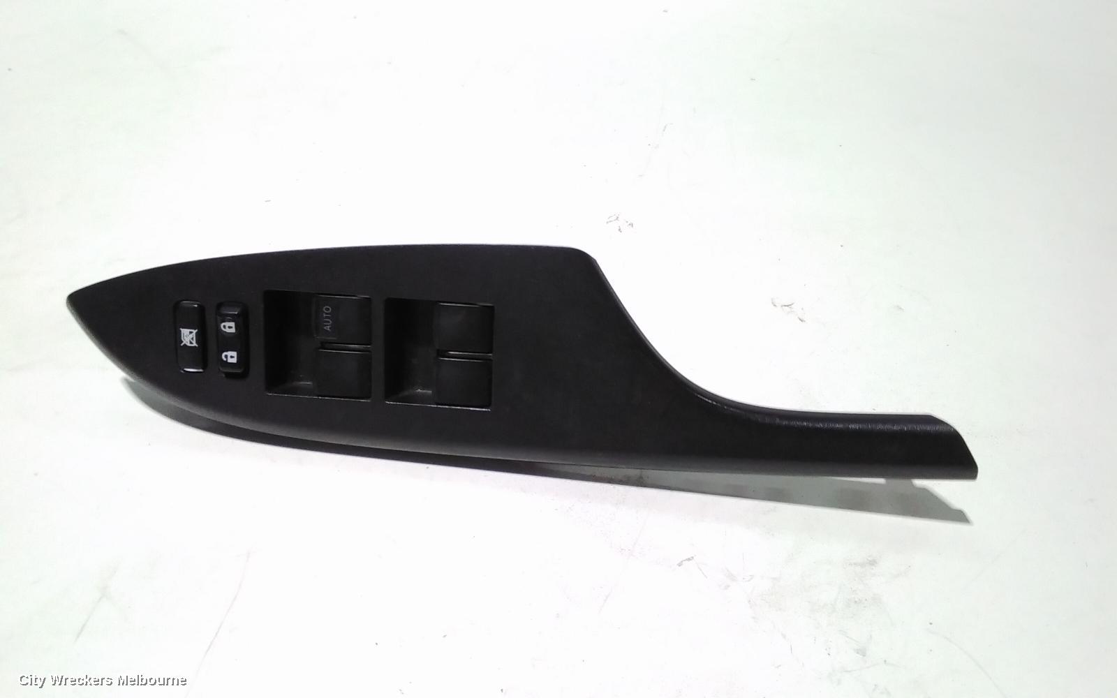 TOYOTA COROLLA PWR DR WIND SWITCH, RH FRONT (MASTER SWITCH), ZRE152/20153R, FRONT DOOR ONLY, 03/2007 - 10/2013