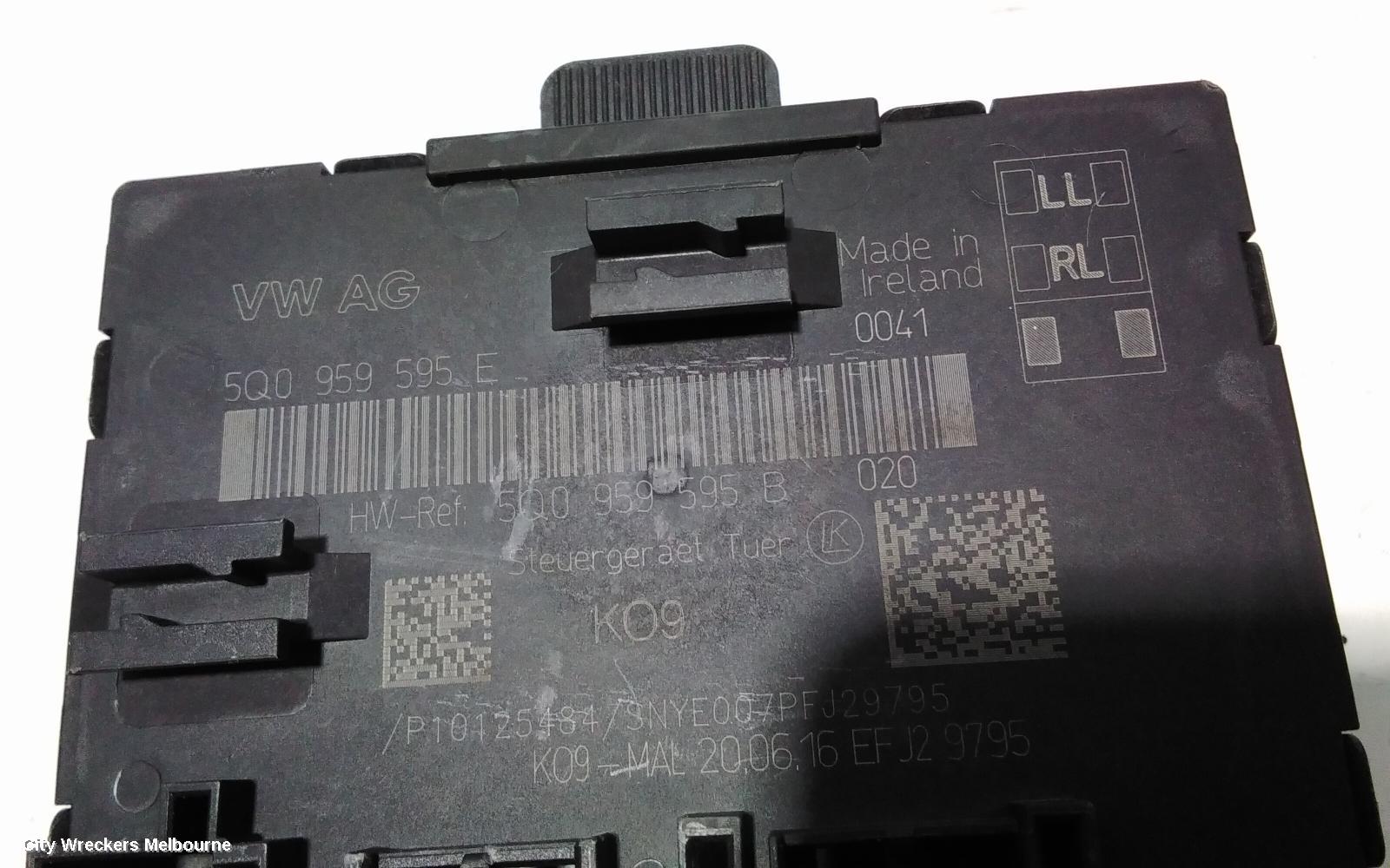 VOLKSWAGEN PASSAT, B8/MK7, 06/2015 - 05/2023, RHR , CODING PASS / CONTROL UNIT ~ 5Q0959595B ~ VIN:WVWZZZ3CZHE030462: 88885