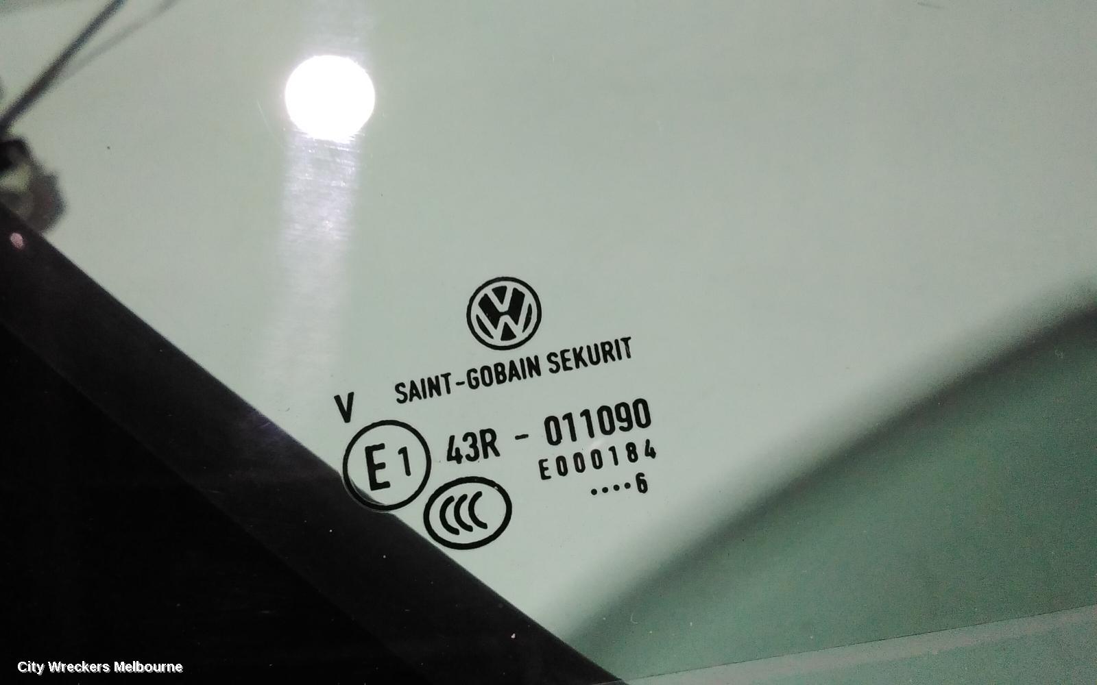 VOLKSWAGEN PASSAT RIGHT REAR 1/4 DOOR GLASS, B8/MK7, 06/2015 - 05/2023