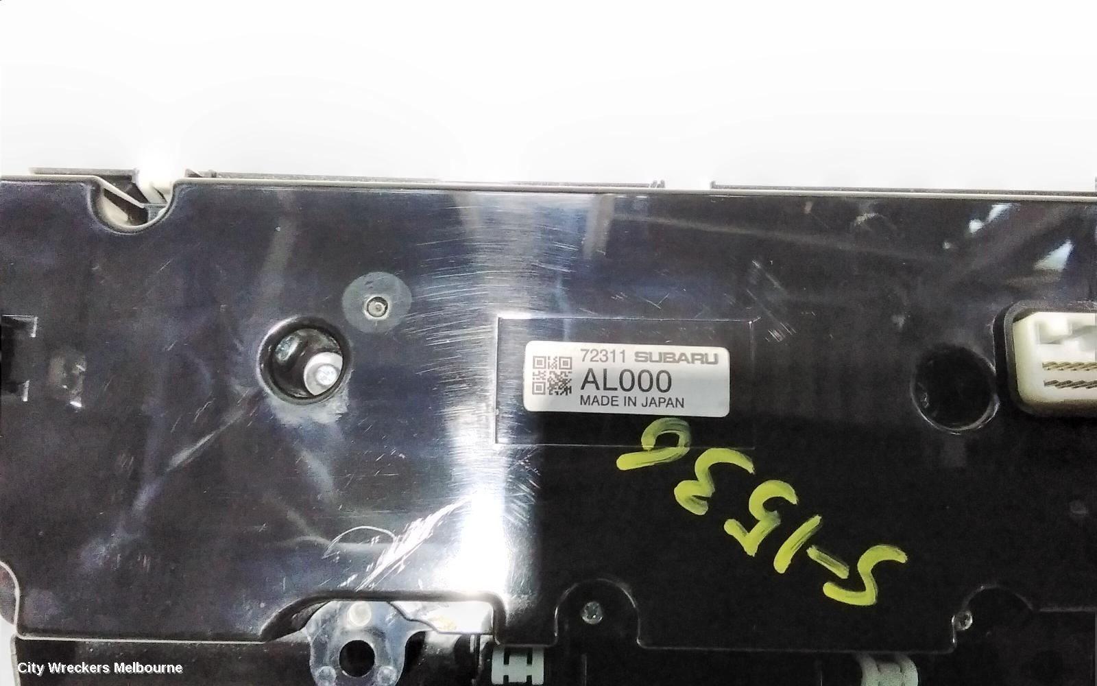 SUBARU LIBERTY HEATER/AC CONTROLS, 6TH GEN, CLIMATE CONTROL, NON HEATED SEAT TYPE, 08/2014 - 04/2021