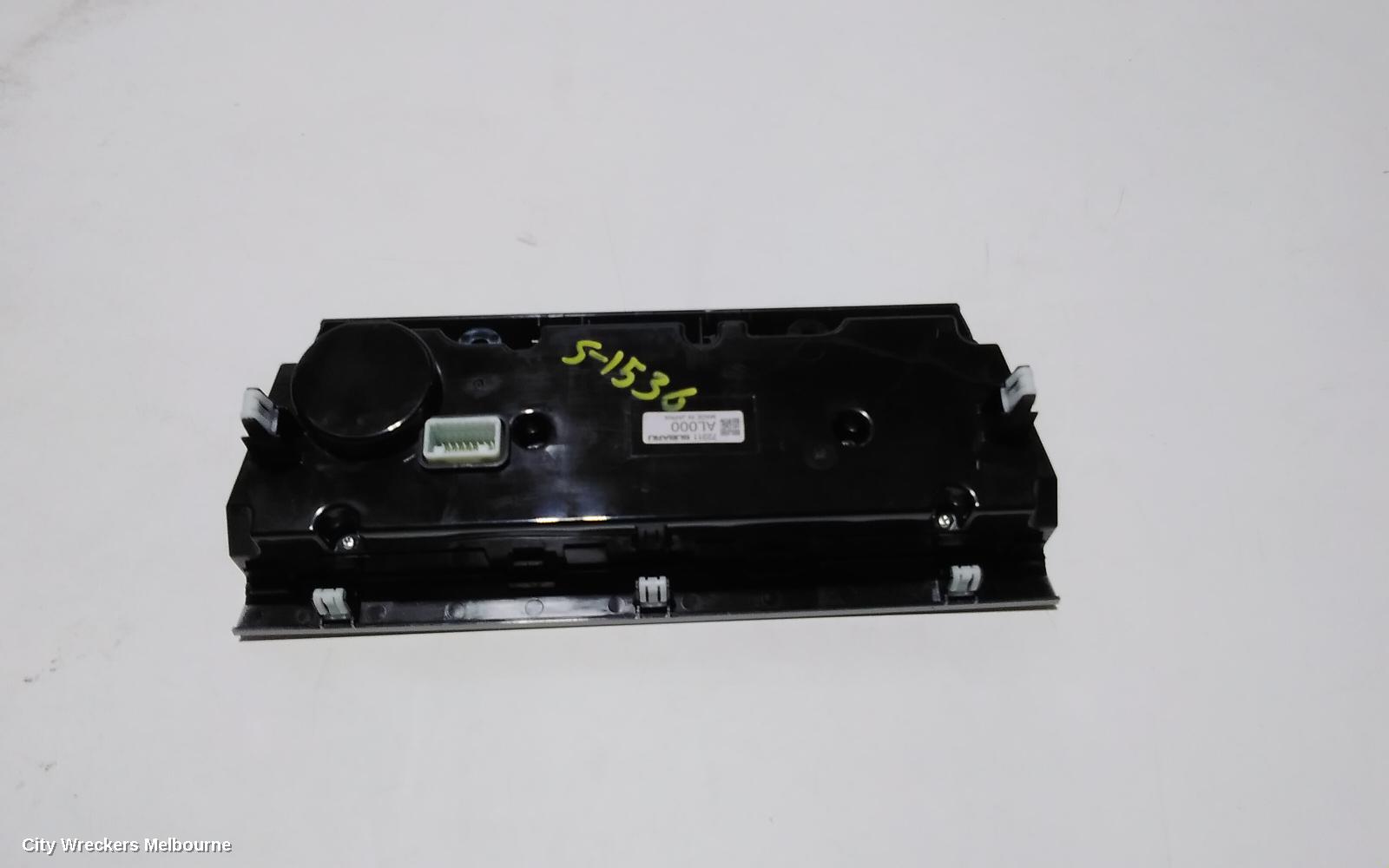 SUBARU LIBERTY HEATER/AC CONTROLS, 6TH GEN, CLIMATE CONTROL, NON HEATED SEAT TYPE, 08/2014 - 04/2021