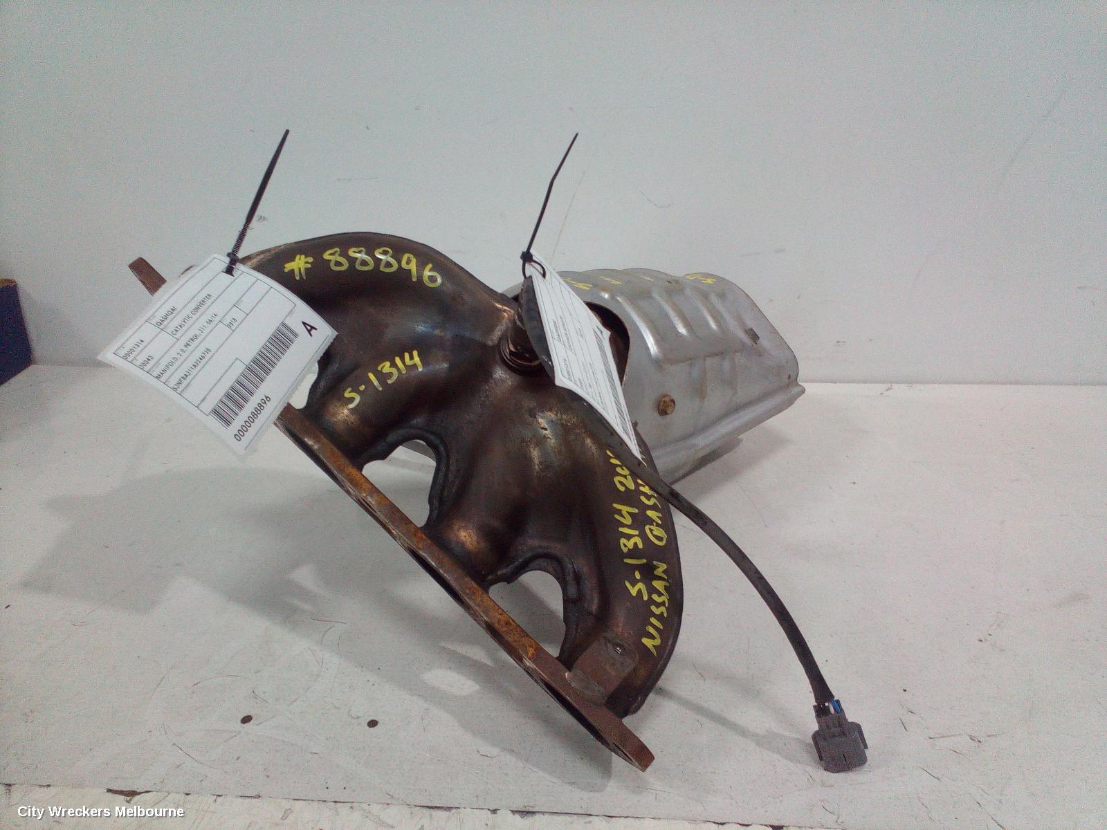 NISSAN QASHQAI CATALYTIC CONVERTER, MANIFOLD, 2.0, PETROL, J11, 06/2014 ONWARDS