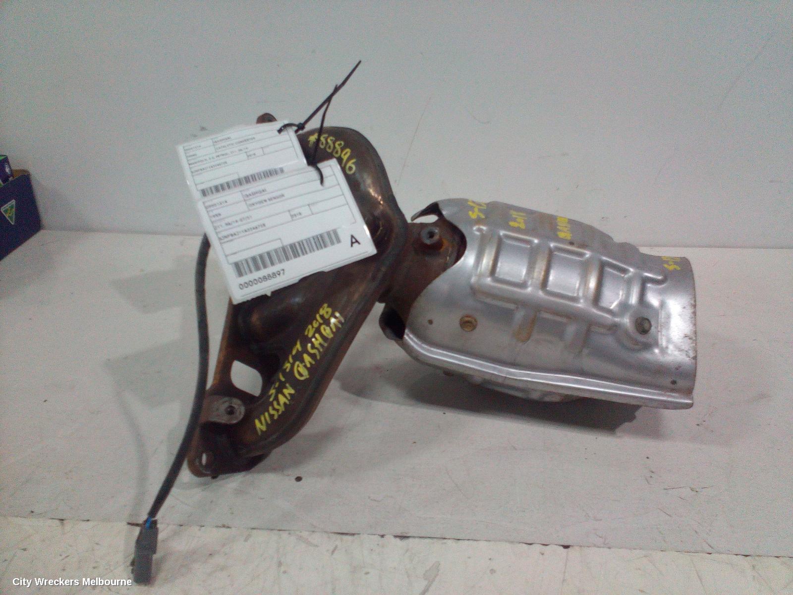 NISSAN QASHQAI CATALYTIC CONVERTER, MANIFOLD, 2.0, PETROL, J11, 06/2014 ONWARDS