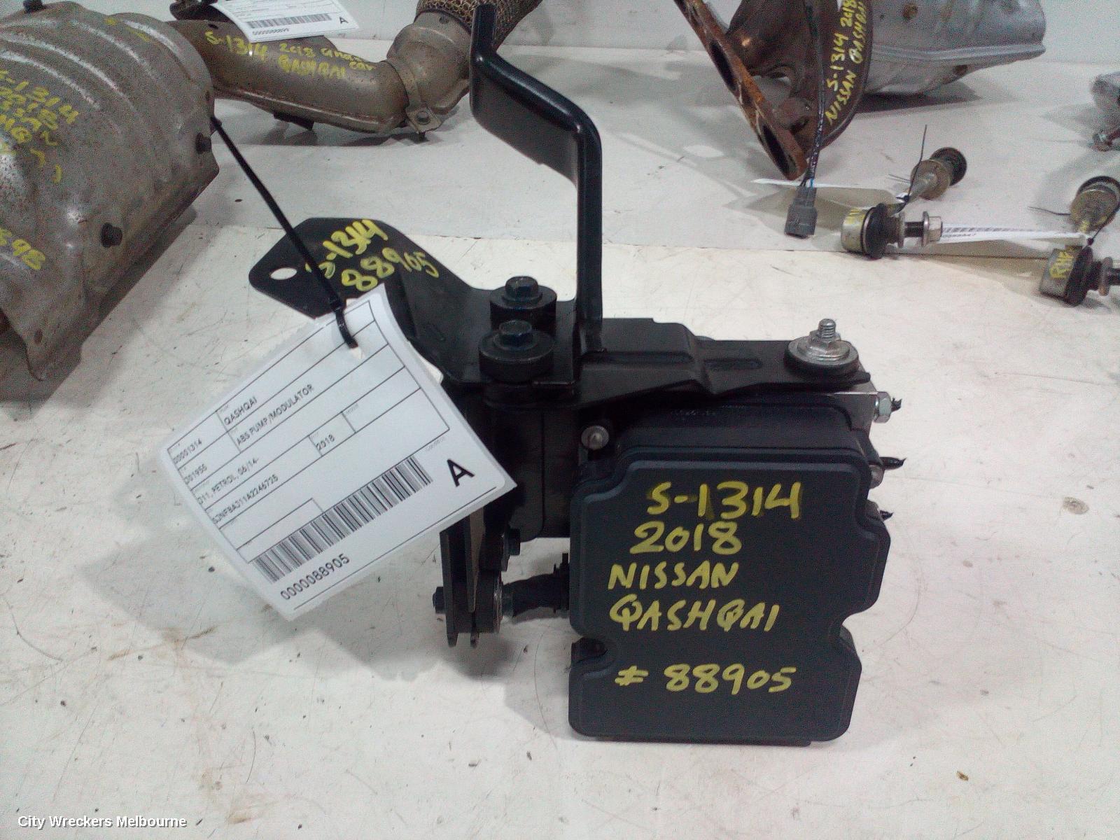 NISSAN QASHQAI ABS PUMP/MODULATOR, J11, PETROL, 06/2014 - 07/2021