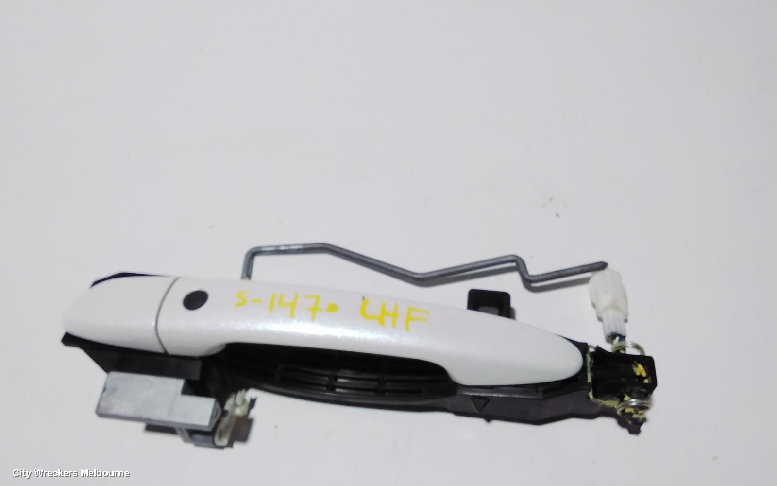 MAZDA CX3 DOOR HANDLE, OUTER, LH FRONT, W/ KEYLESS ENTRY TYPE, COLOUR CODED, DK, 03/2015 ONWARDS