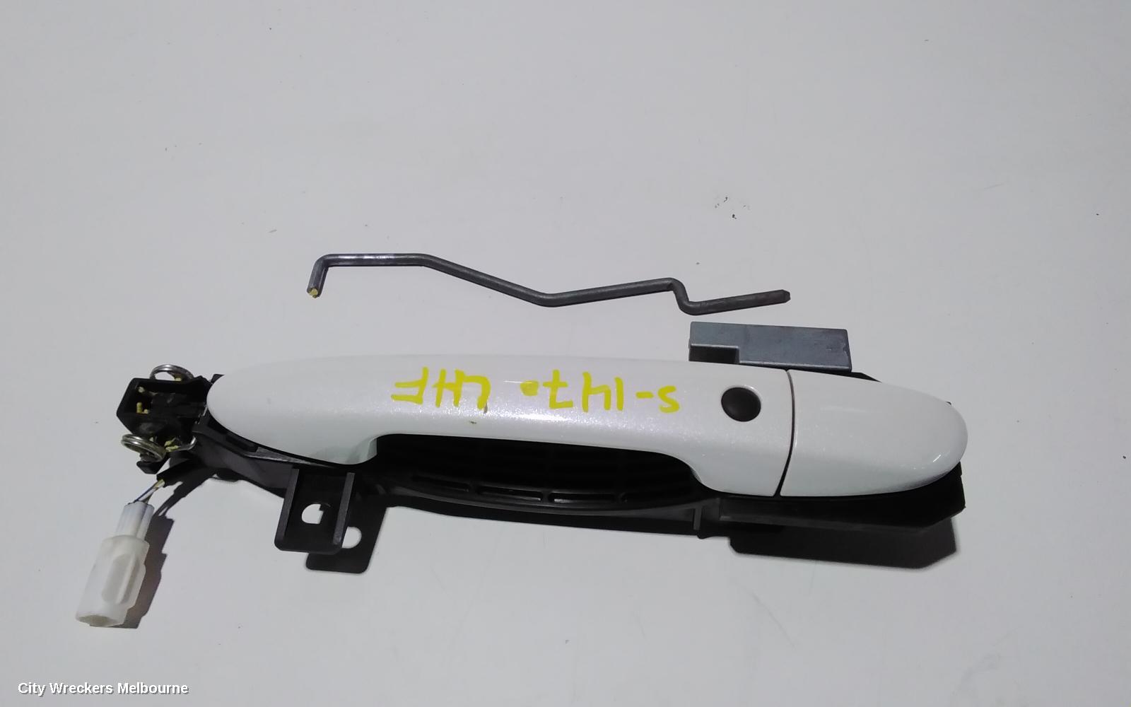 MAZDA CX3 DOOR HANDLE, OUTER, LH FRONT, W/ KEYLESS ENTRY TYPE, COLOUR CODED, DK, 03/2015 ONWARDS