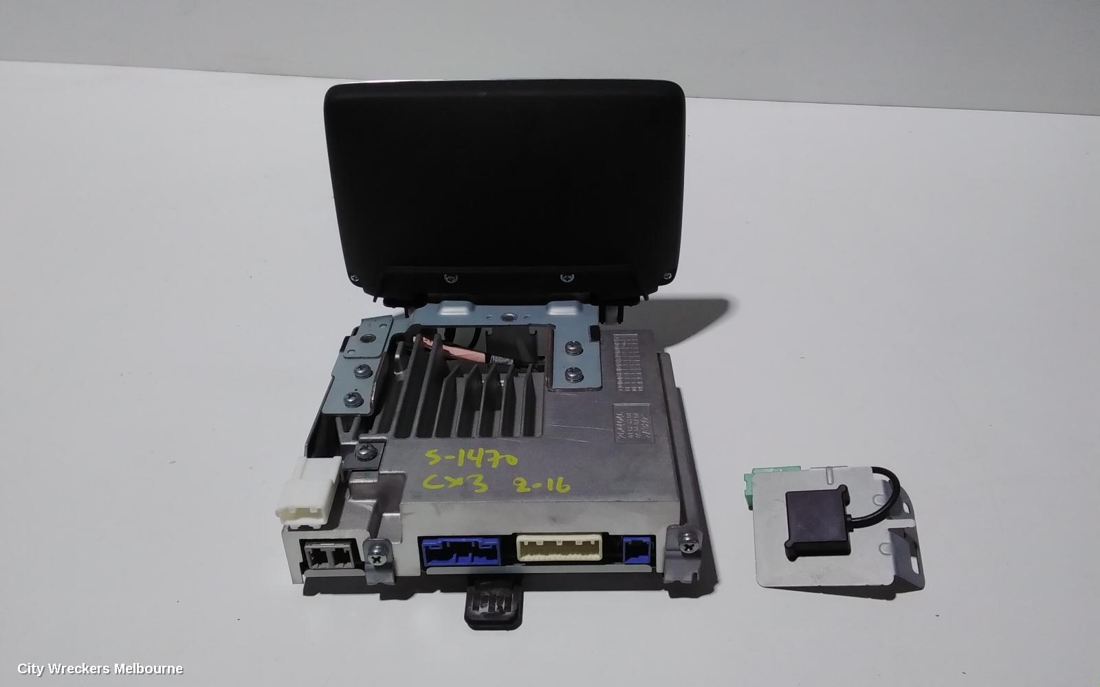 MAZDA CX3 RADIO/CD/DVD/SAT/TV, DISPLAY UNIT, DK, 03/2015 ONWARDS