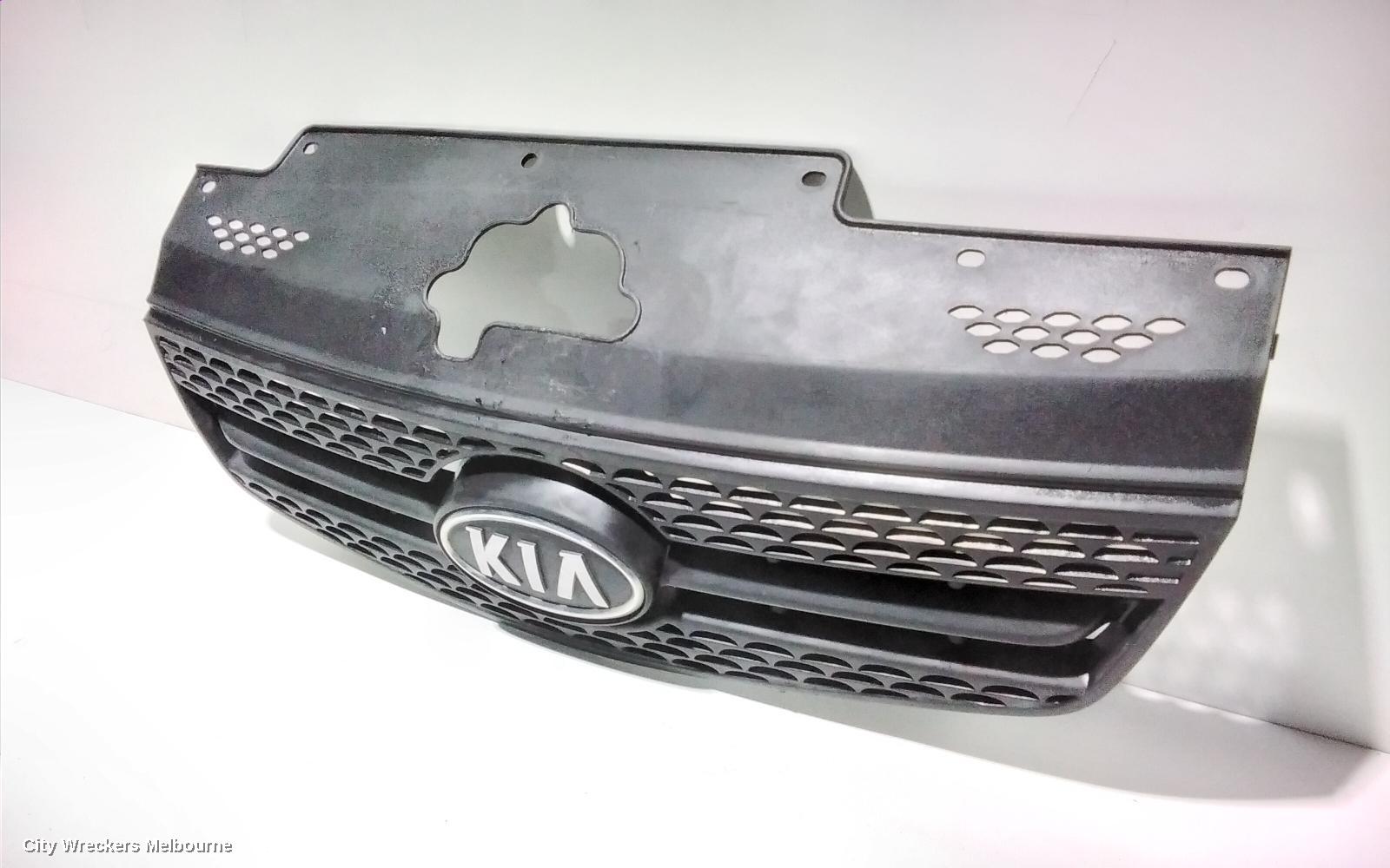 KIA RIO GRILLE, RADIATOR GRILLE, JB, HATCH, 08/2005 - 07/2009