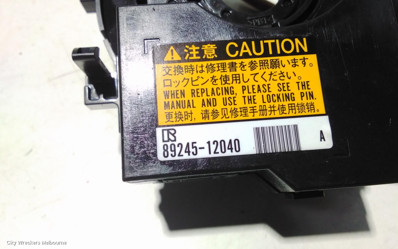TOYOTA RAV4 AIRBAG MODULE/SENSOR, CLOCKSPRING, XA40, 12/2012 - 11/2018