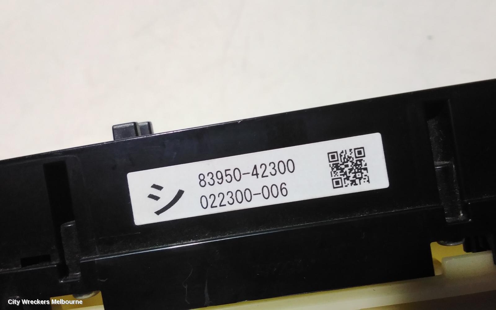 TOYOTA RAV4 CLOCK, XA40, 12/2012 - 12/2018