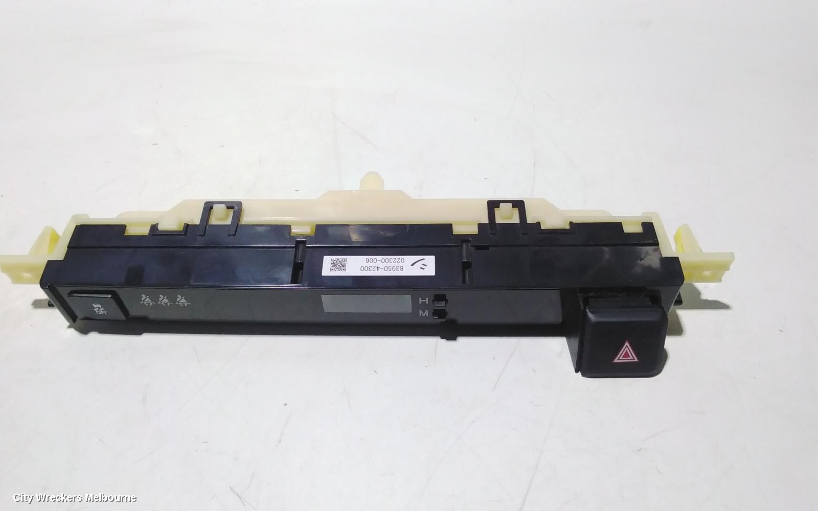TOYOTA RAV4 CLOCK, XA40, 12/2012 - 12/2018