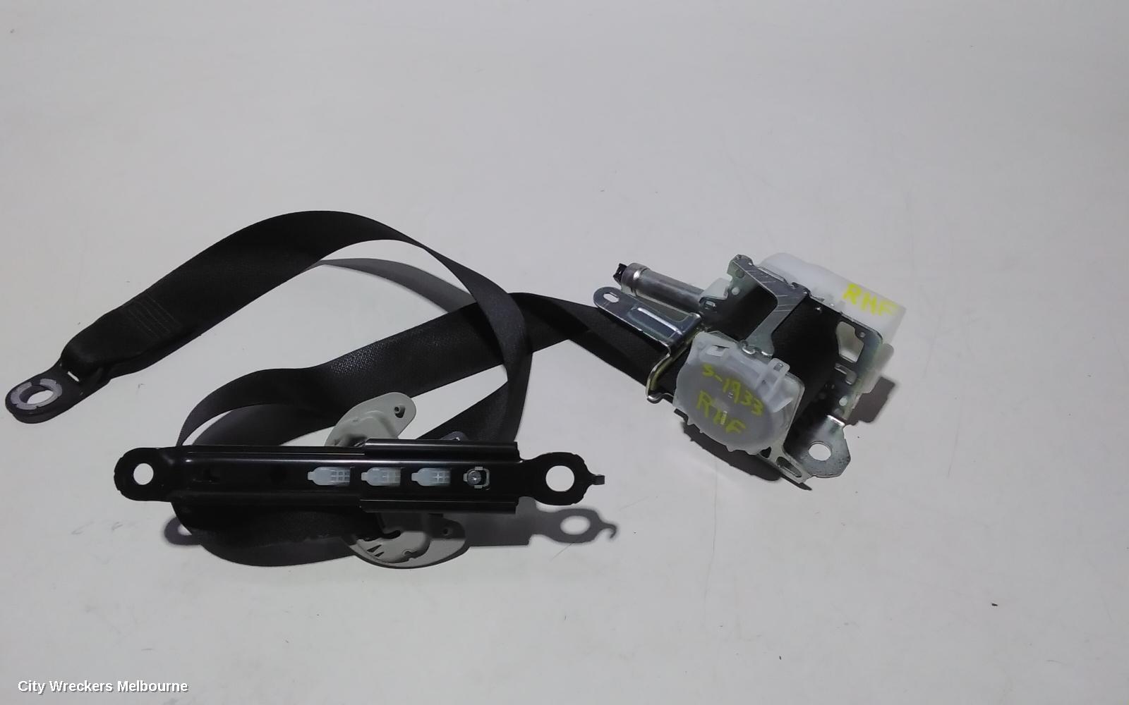 TOYOTA RAV4 SEATBELT/STALK, RH FRONT, SEAT BELT ONLY, XA40, 12/2012 - 11/2018