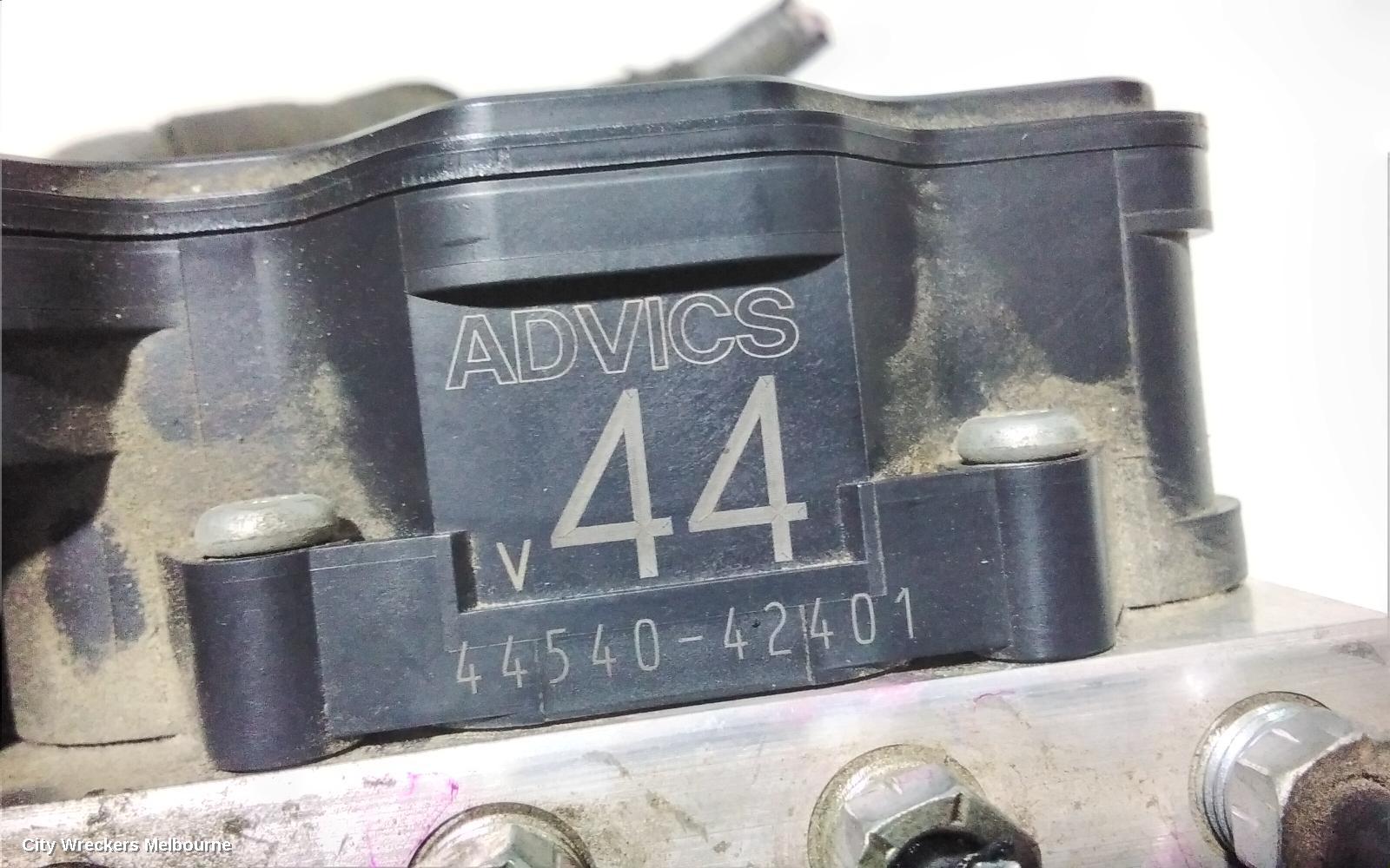 TOYOTA RAV4 ABS PUMP/MODULATOR, ZSA42R, 2.0, PETROL, AUTO T/M TYPE,12/2012 - 11/2018