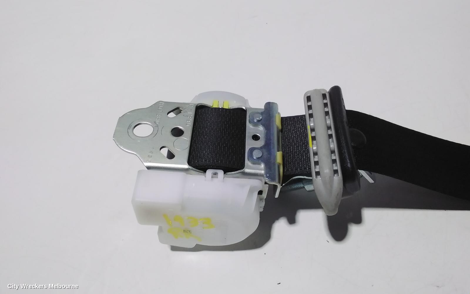 TOYOTA RAV4 SEATBELT/STALK, RH REAR, SEAT BELT ONLY (NO STALK), XA40, 10/2015 - 11/2018