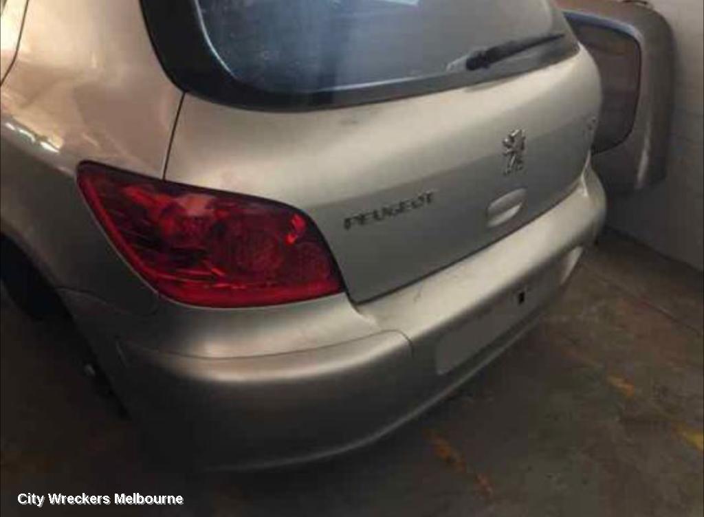 PEUGEOT 307 BOOTLID/TAILGATE, T5-T6, HATCH, 12/2001 - 06/2007