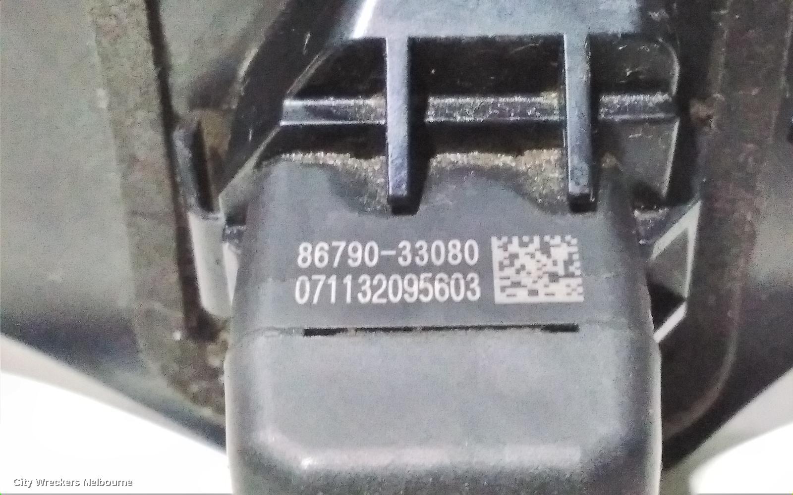 TOYOTA AURION REVERSE CAMERA, REVERSE CAMERA, GSV50R, 04/2012 - 08/2017