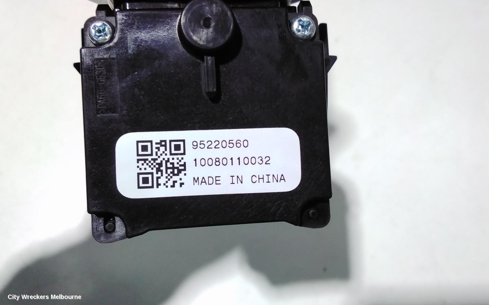 HOLDEN CRUZE COMBINATION SWITCH, WIPER SWITCH, SEDAN, JH, 03/2011 - 12/2014