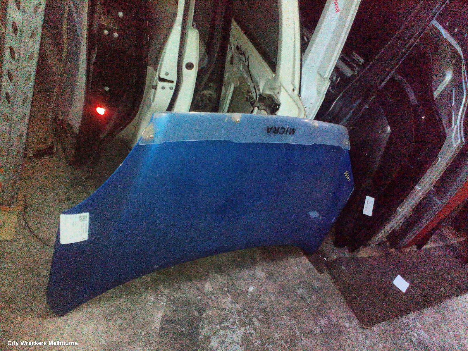 NISSAN MICRA BONNET, K13, 11/2010 - 11/2012