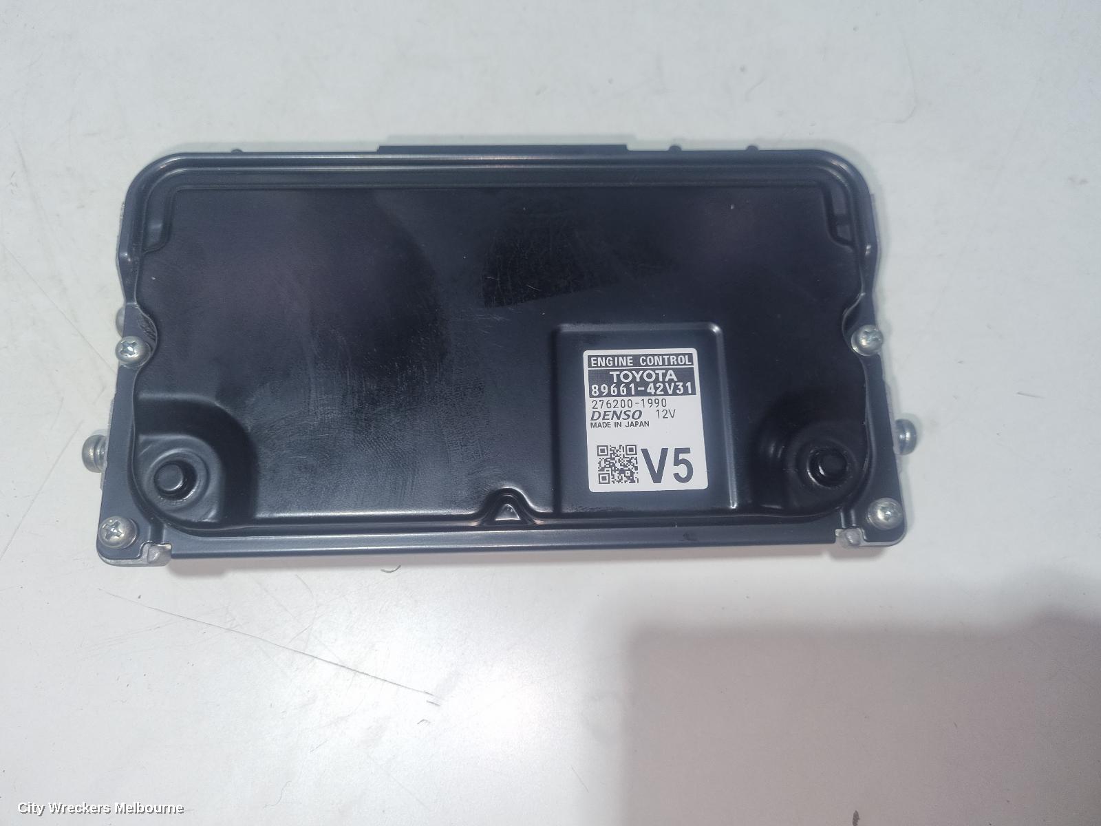 TOYOTA RAV4 ECU, ENGINE ECU, 2.0, 3ZR-FE, PETROL, AUTO T/M, ECU ONLY, ZSA42R, 12/2012 - 11/2018