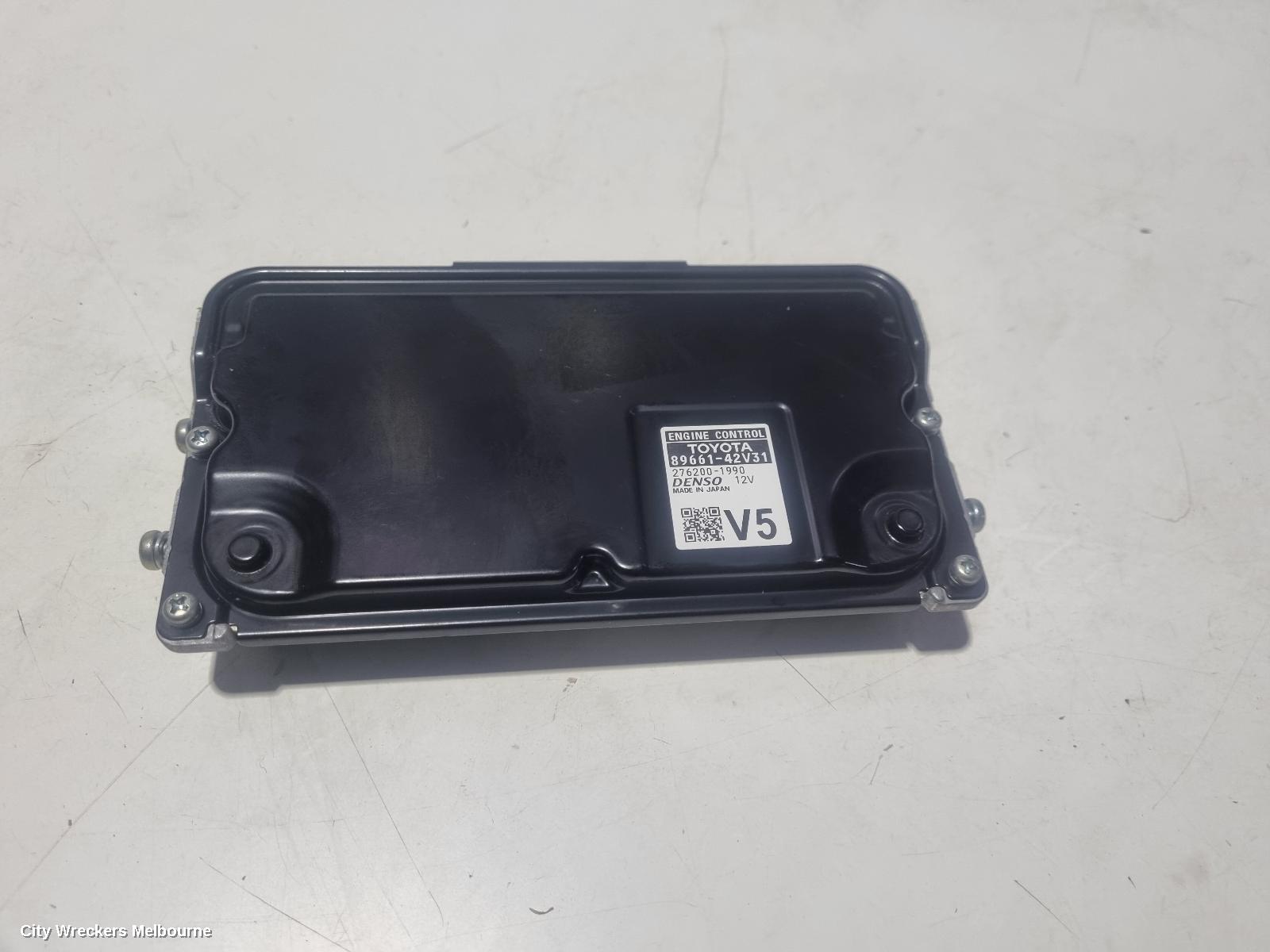 TOYOTA RAV4 ECU, ENGINE ECU, 2.0, 3ZR-FE, PETROL, AUTO T/M, ECU ONLY, ZSA42R, 12/2012 - 11/2018