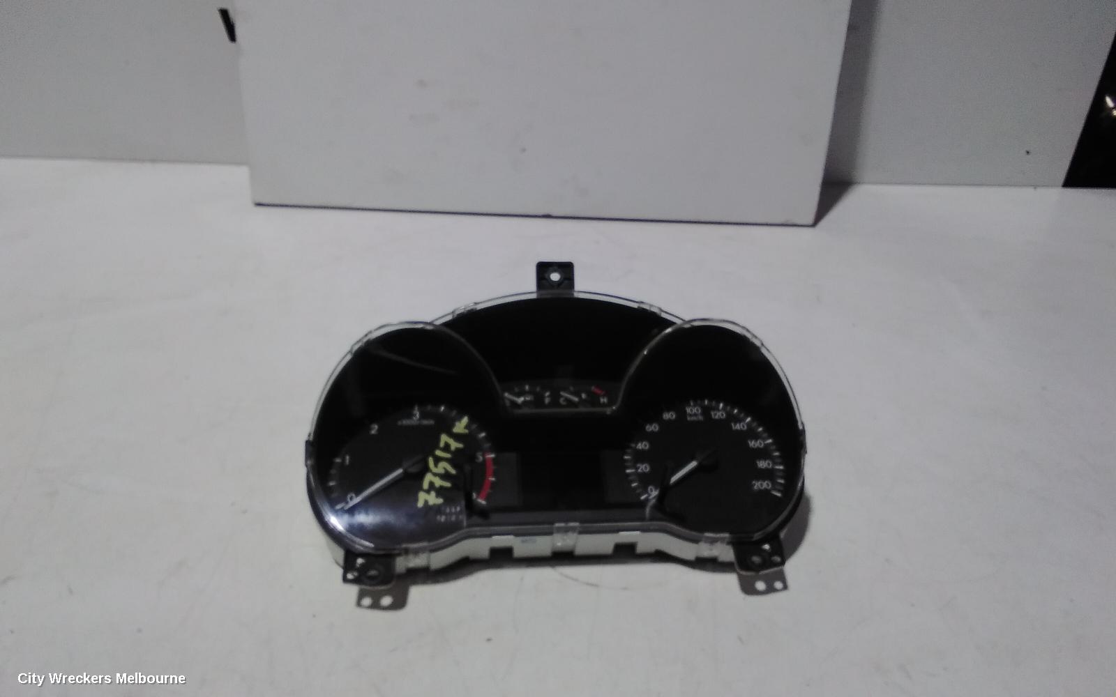 MAZDA BT50 INSTRUMENT CLUSTER, INSTRUMENT CLUSTER, AUTO T/M, 2WD, UP-UR, 10/2011 - 06/2020