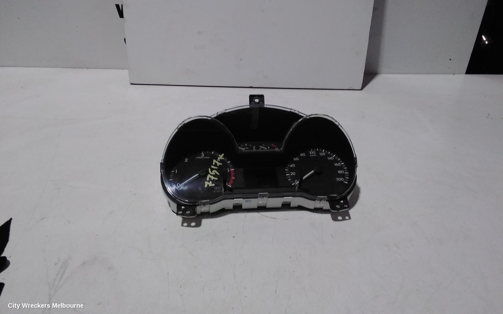 MAZDA BT50 INSTRUMENT CLUSTER, INSTRUMENT CLUSTER, AUTO T/M, 2WD, UP-UR, 10/2011 - 06/2020