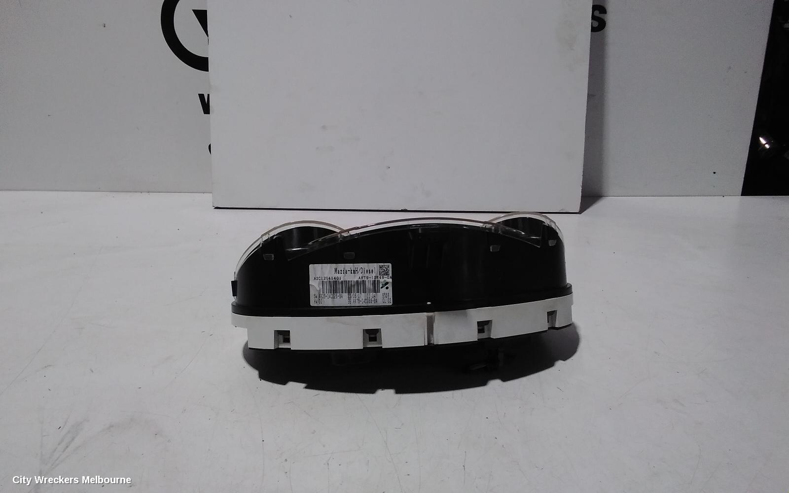 MAZDA BT50 INSTRUMENT CLUSTER, INSTRUMENT CLUSTER, AUTO T/M, 2WD, UP-UR, 10/2011 - 06/2020