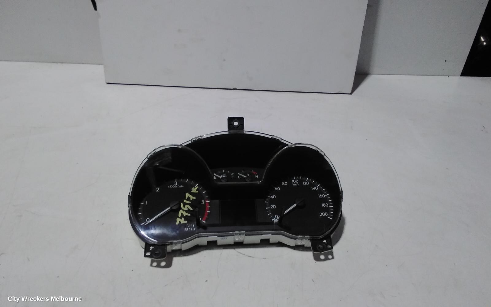MAZDA BT50 INSTRUMENT CLUSTER, INSTRUMENT CLUSTER, AUTO T/M, 2WD, UP-UR, 10/2011 - 06/2020
