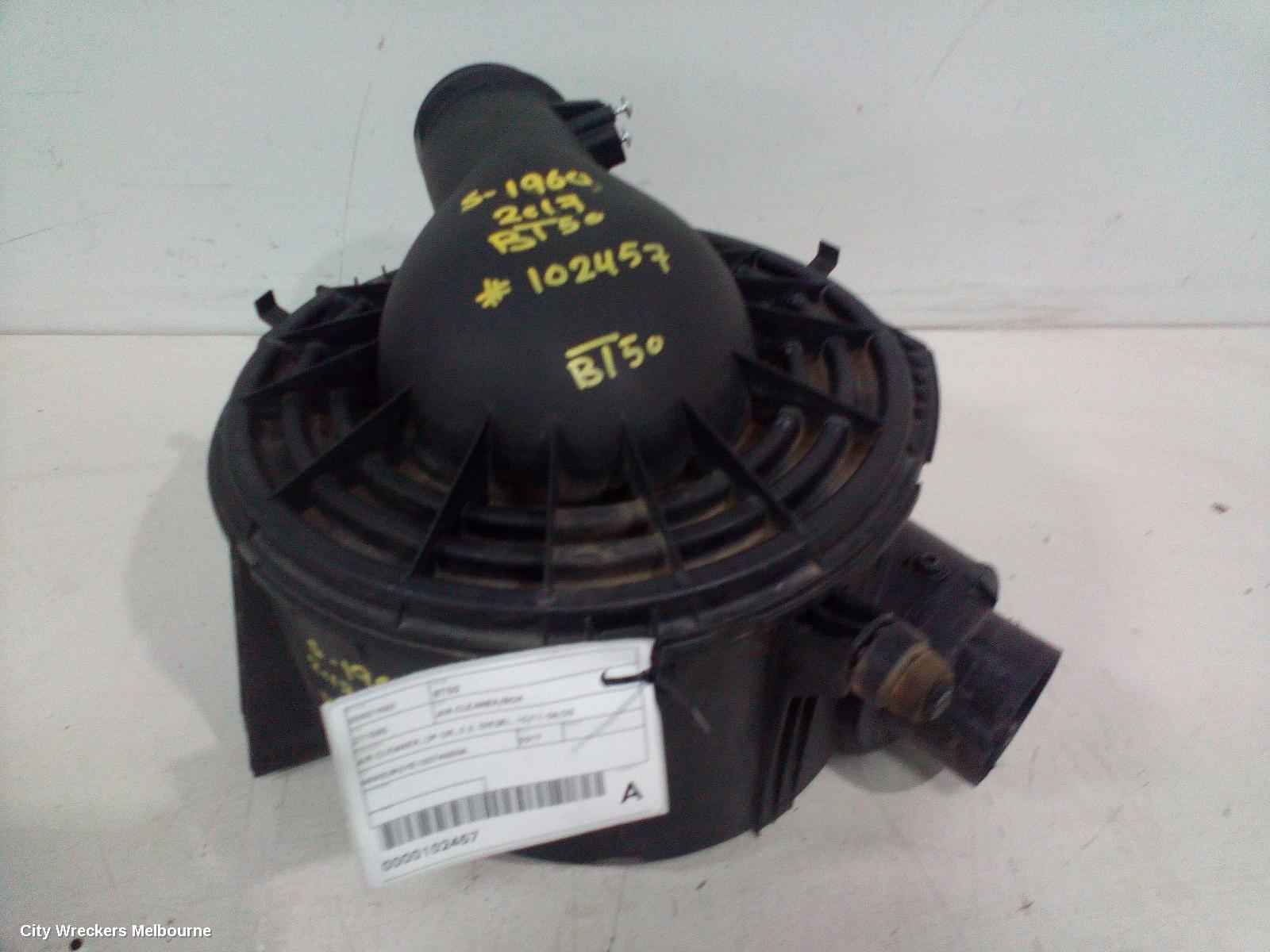 MAZDA BT50 AIR CLEANER/BOX, AIR CLEANER, UP-UR, 2.2, DIESEL, 10/2011 - 06/2020